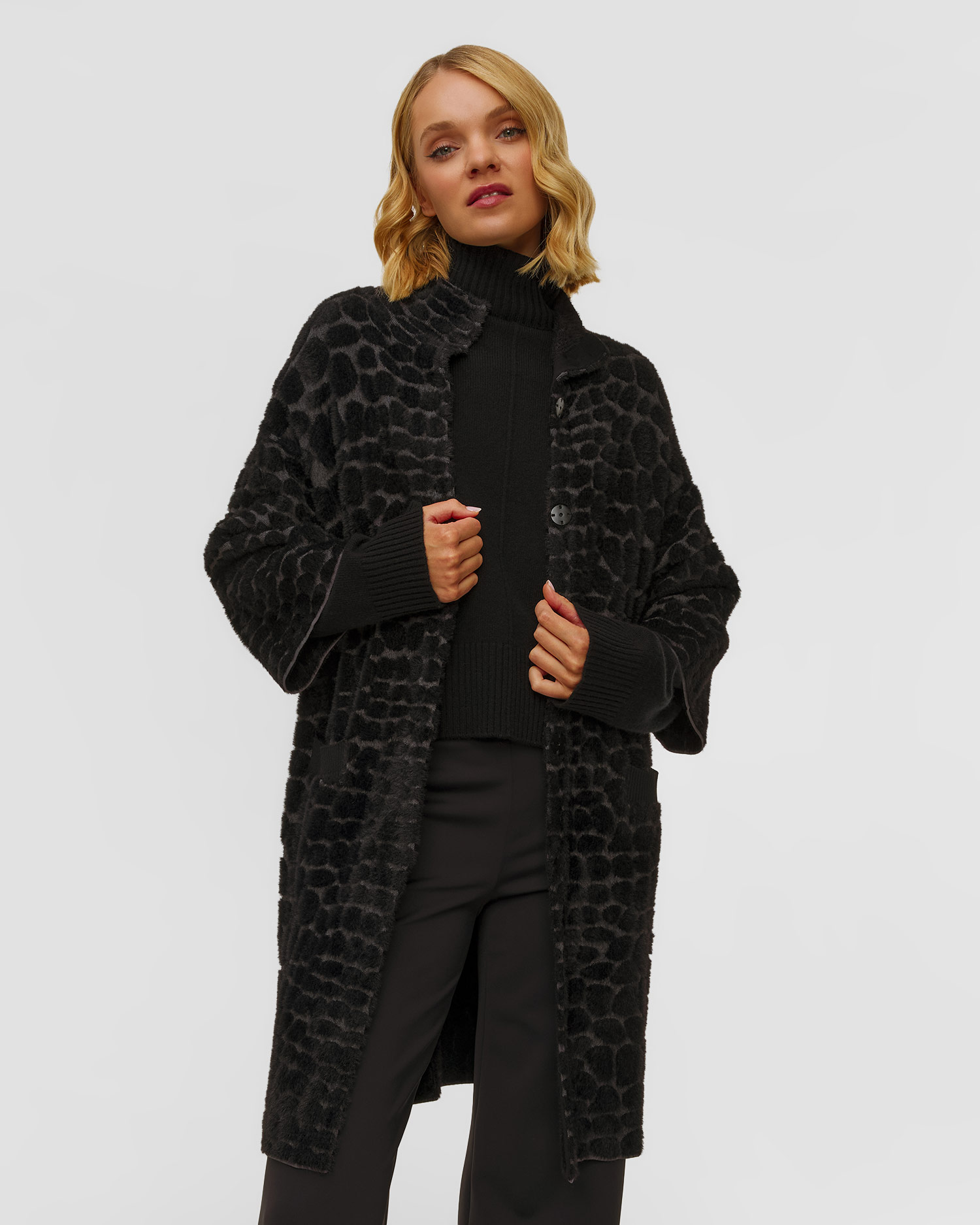 Manteau noir pour femmes Sportalm