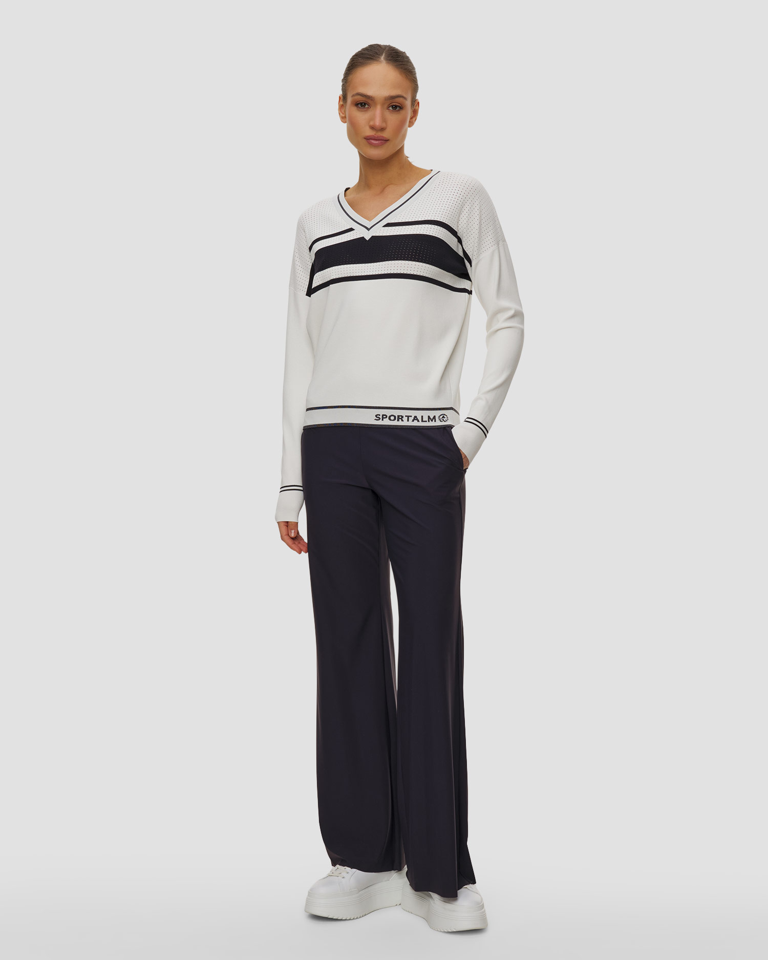 Sweter z wiskozy damski Sportalm