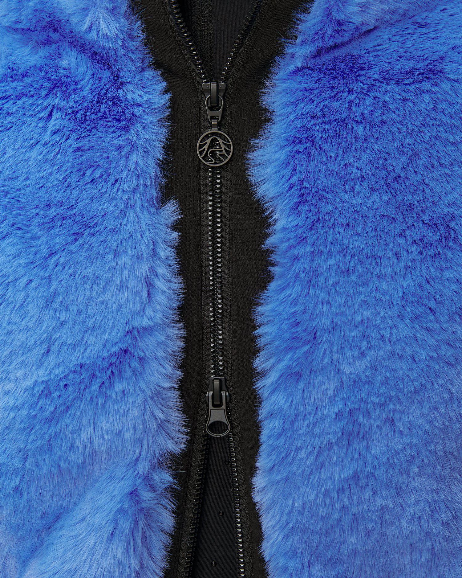 Sportalm Skijacke aus Kunstfell in Blau