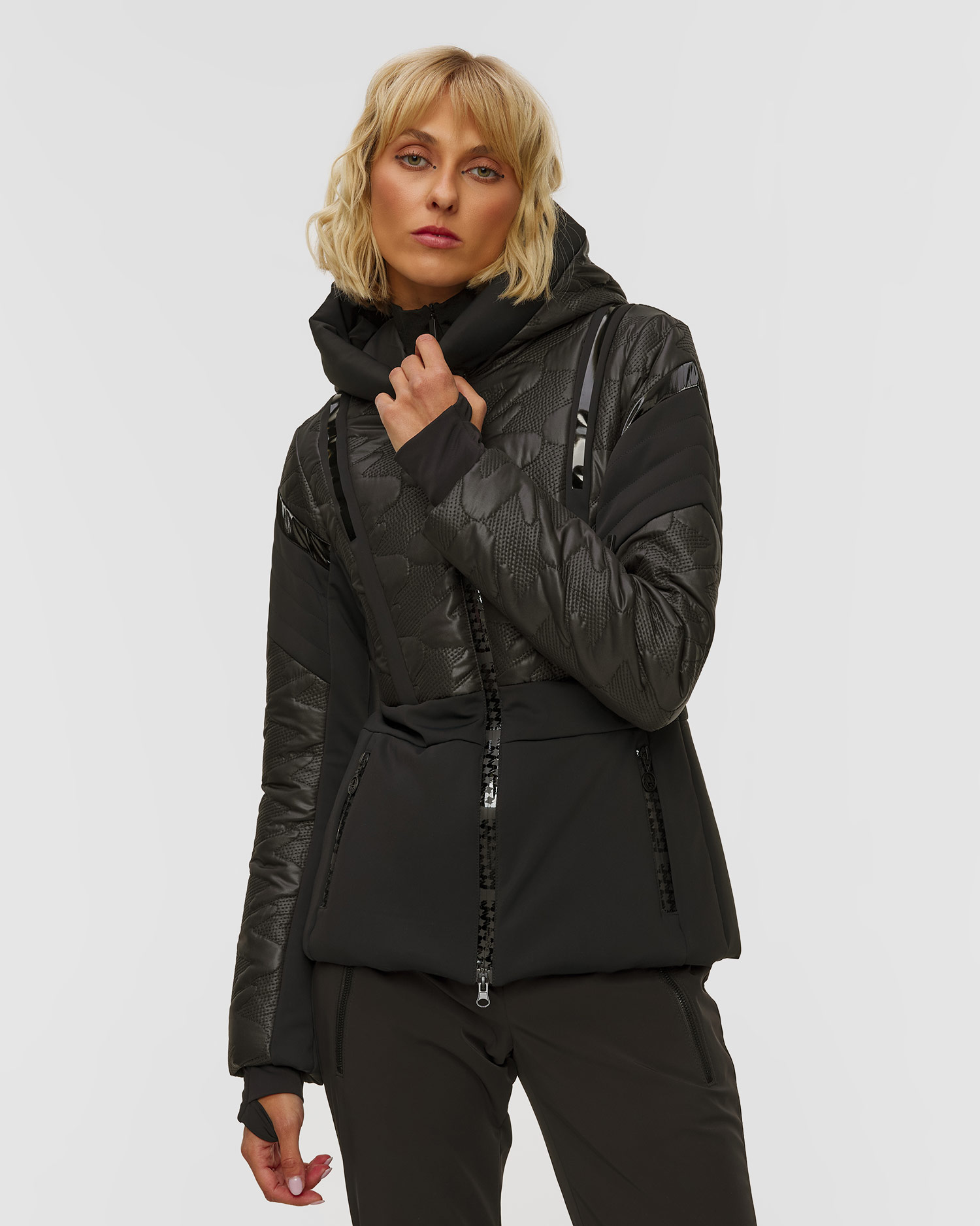 Women's black ski jacket Sportalm