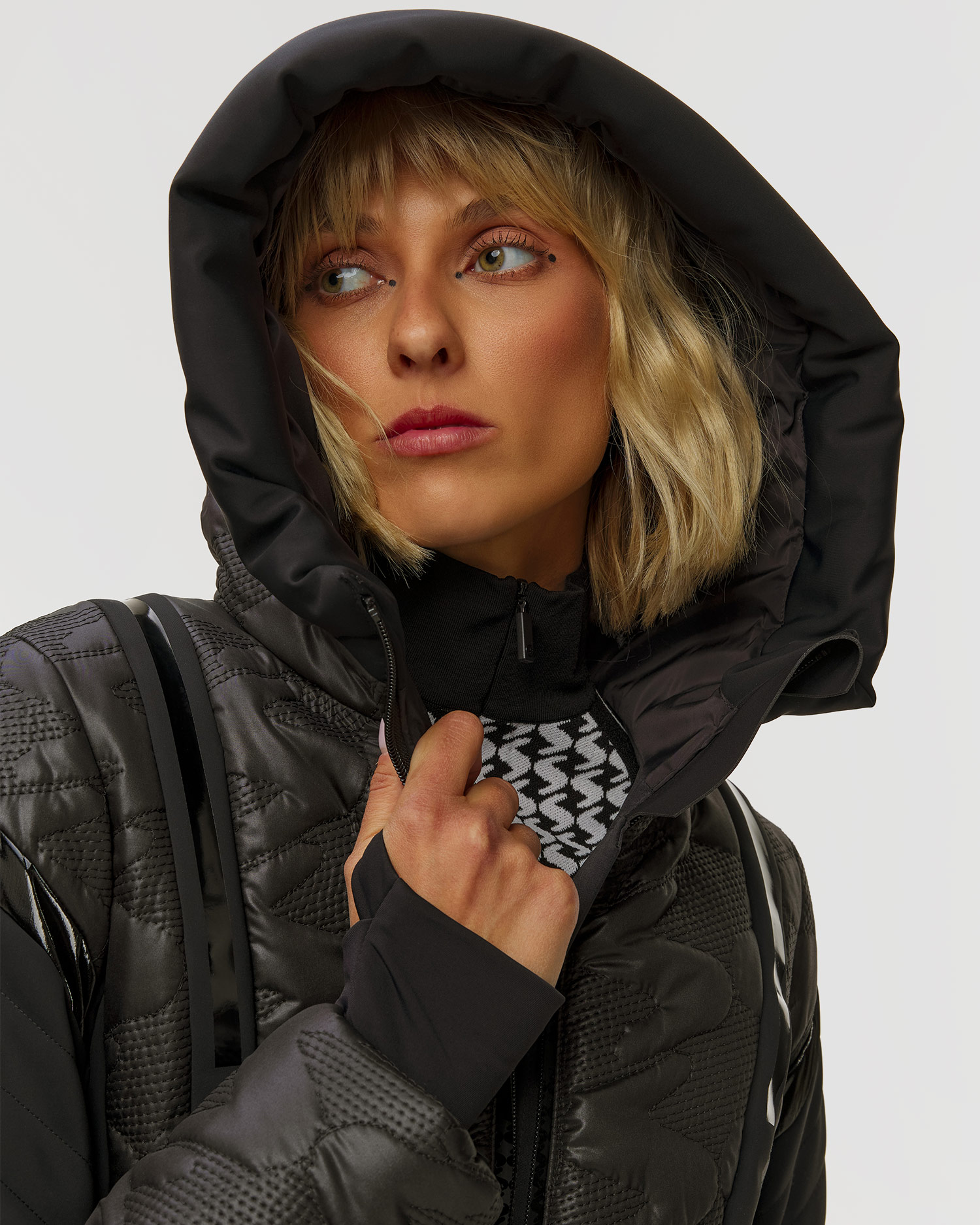 Women's black ski jacket Sportalm