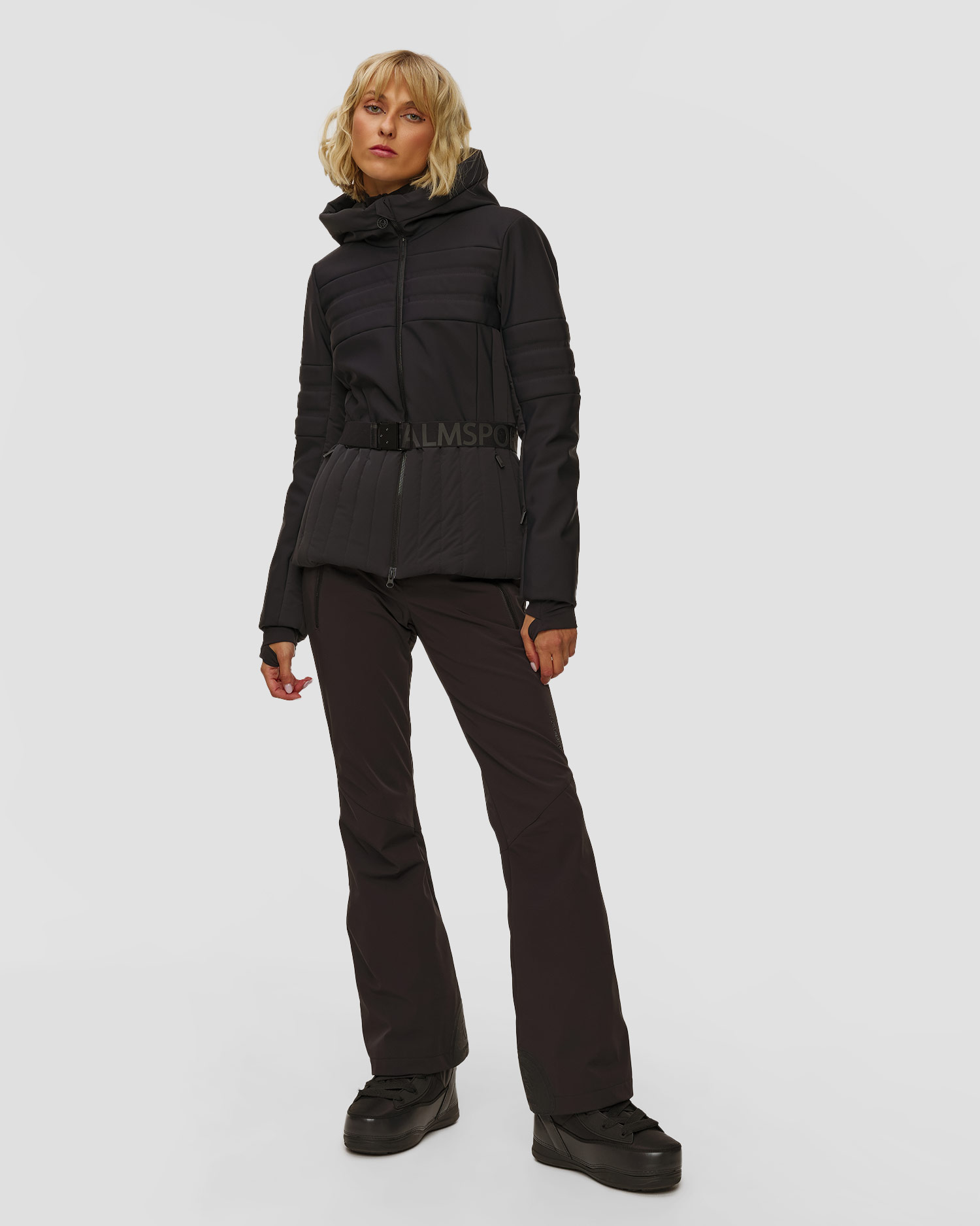 Women's black ski jacket Sportalm