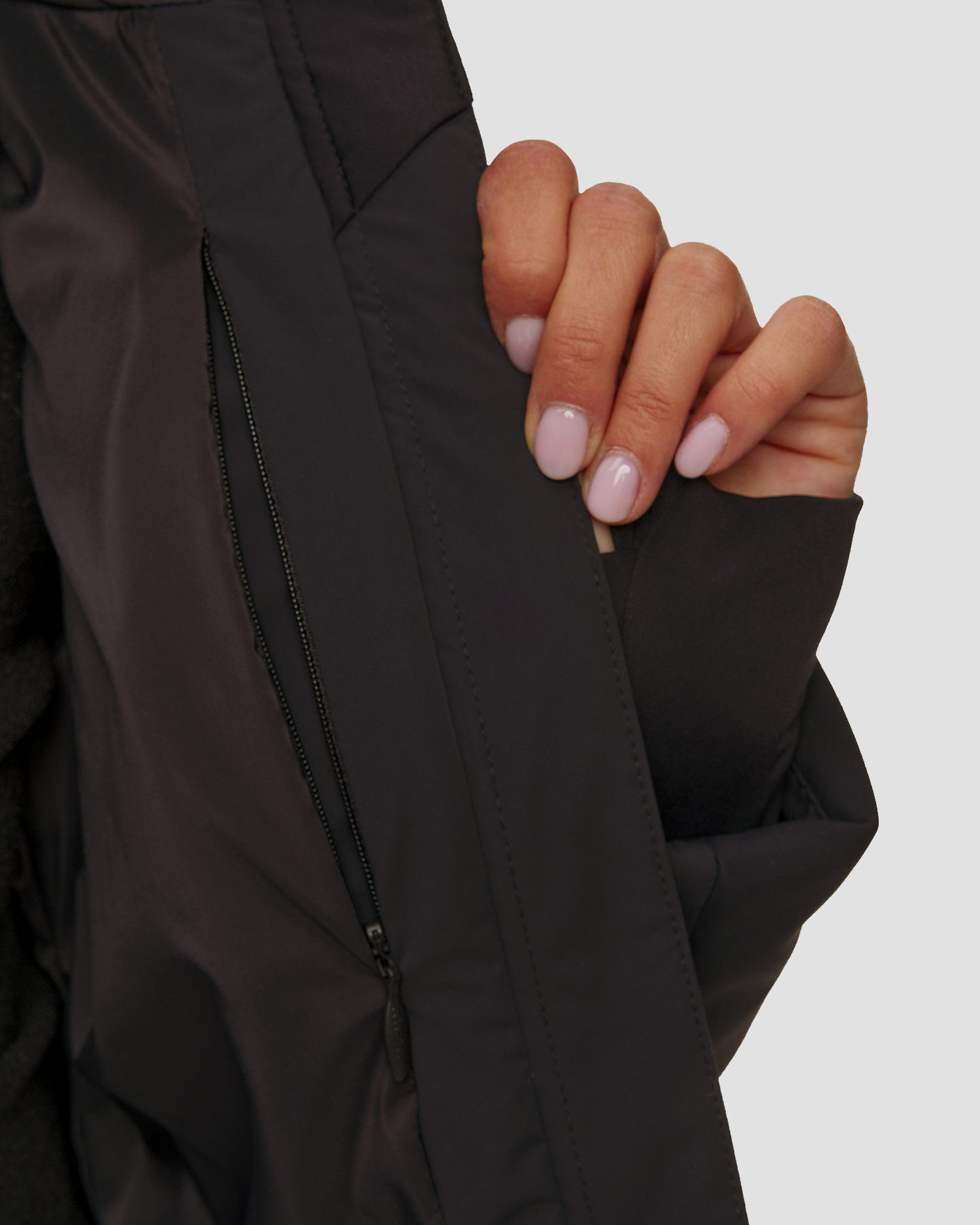 Women's black ski jacket Sportalm