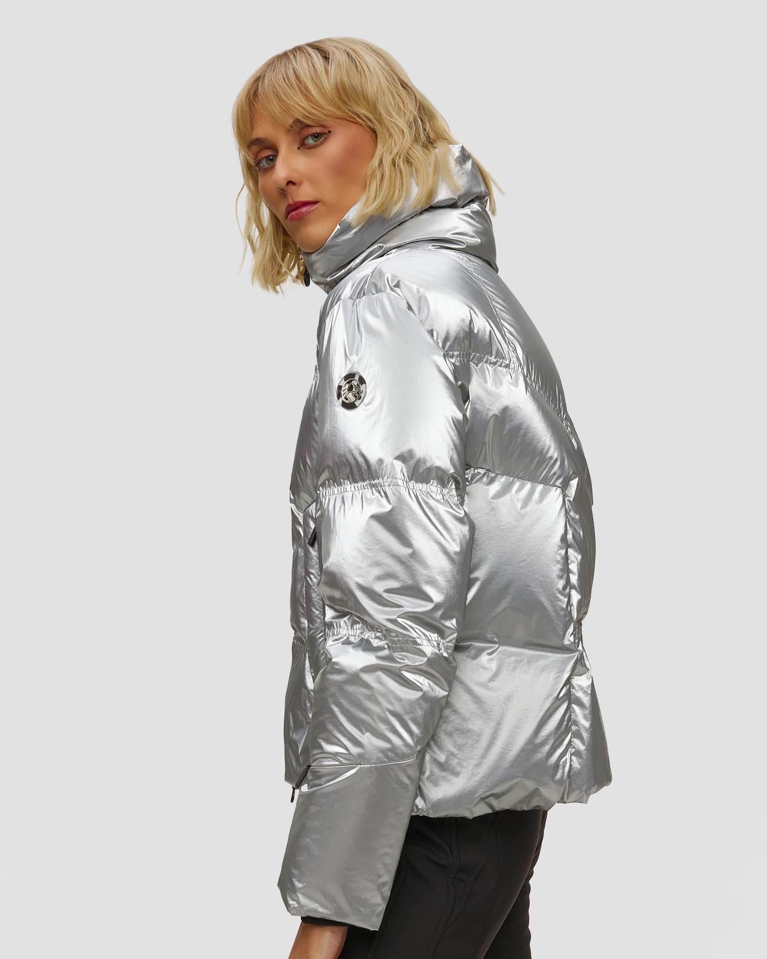 Women's silver ski jacket Sportalm