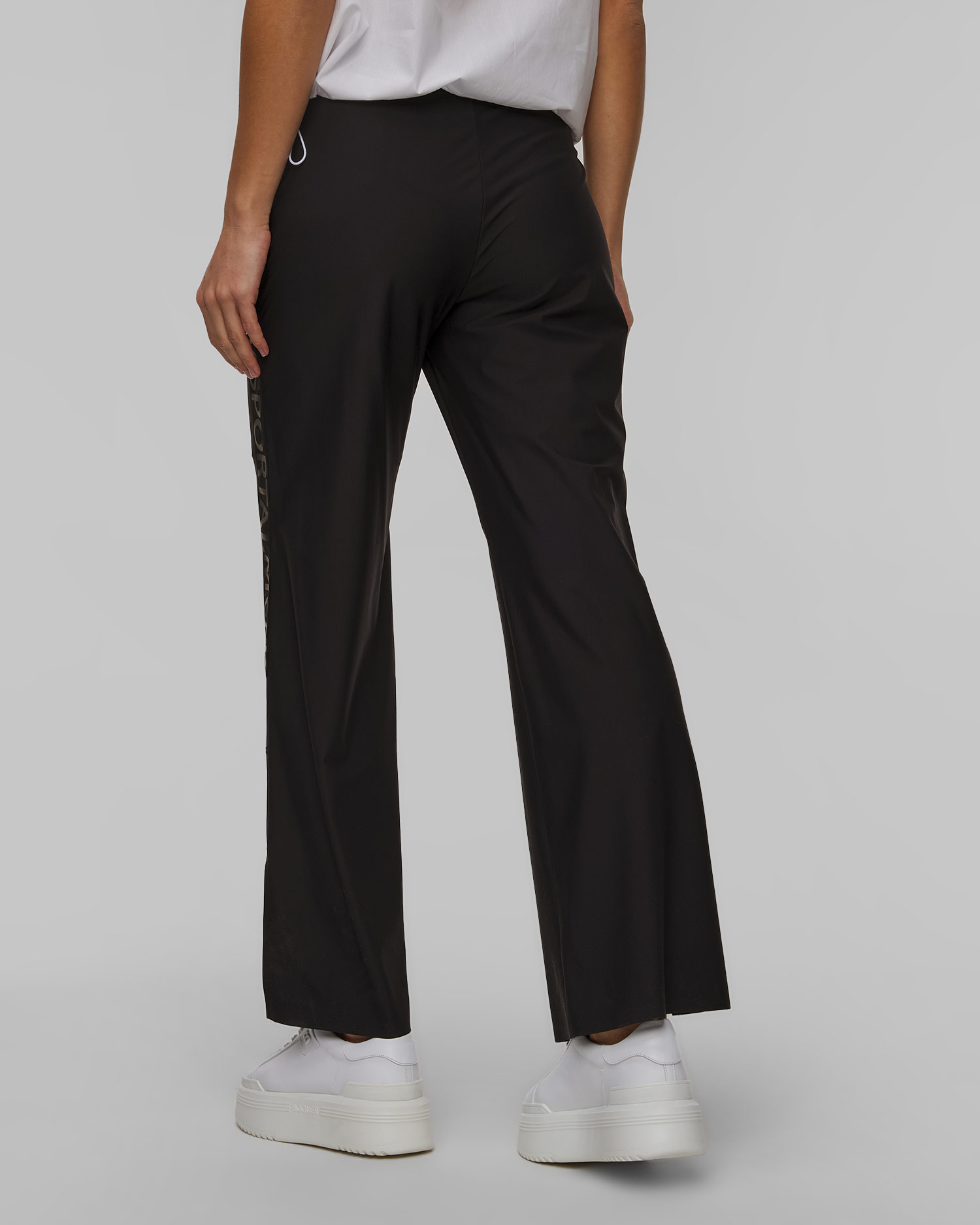 Czarne spodnie damskie Sportalm 