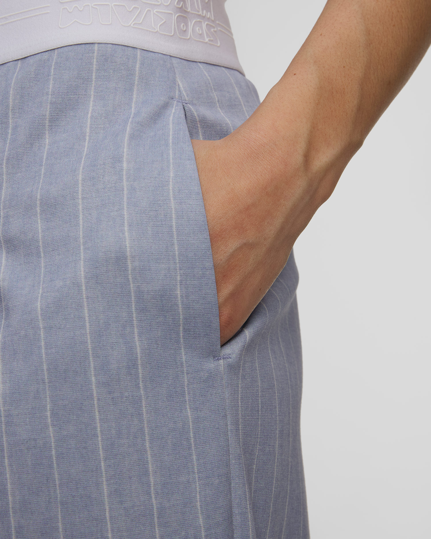 Pantaloni azzurri a costine da donna Sportalm