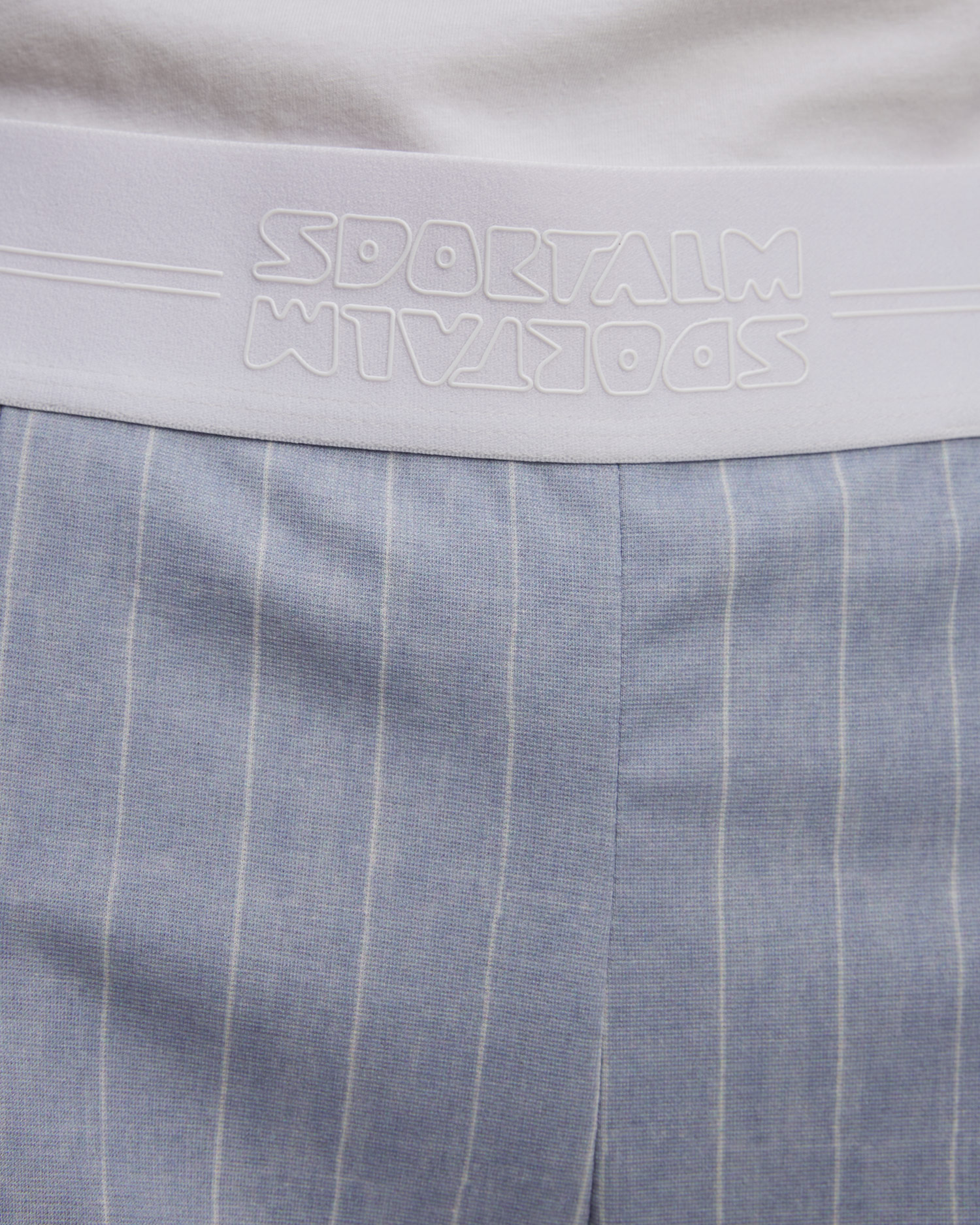 Pantaloni azzurri a costine da donna Sportalm