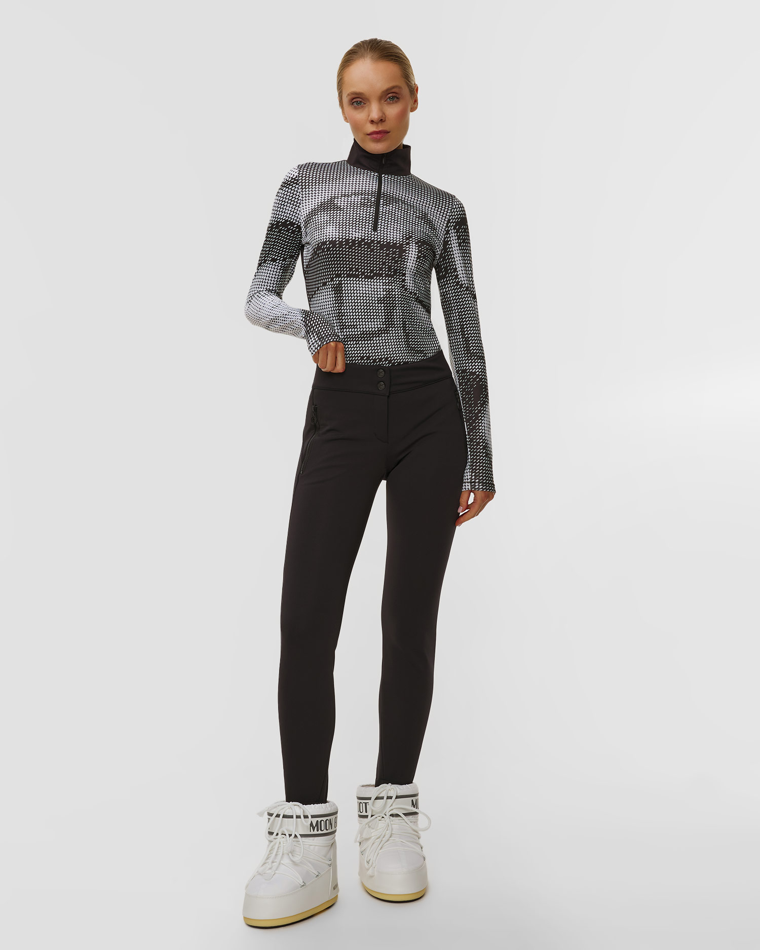 Sportalm Damenhose mit Steigbügel in Schwarz