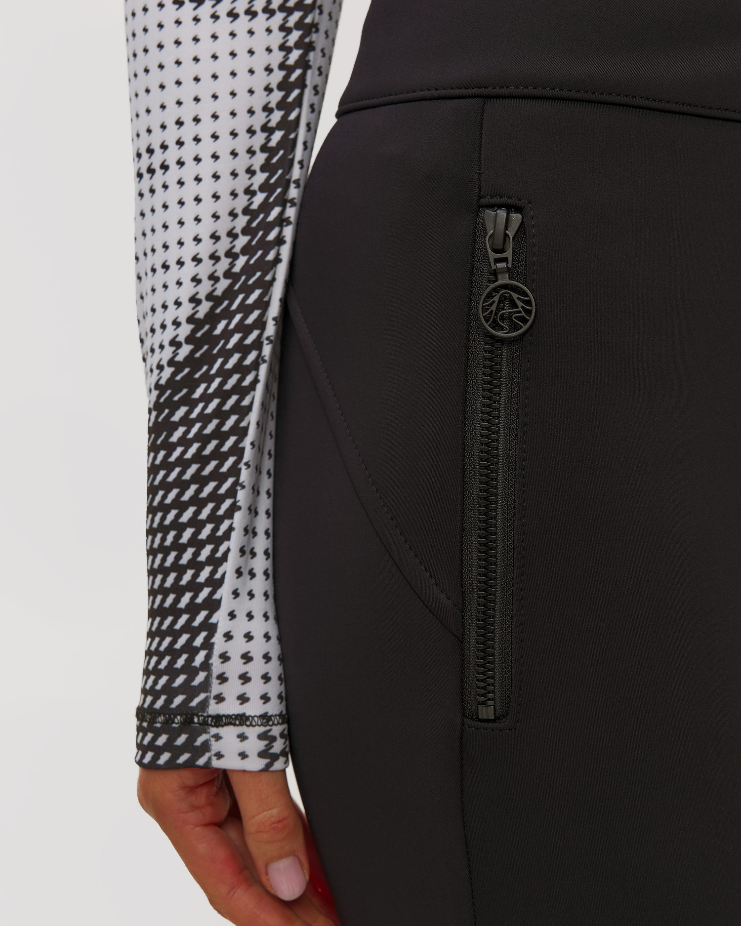 Sportalm Damenhose mit Steigbügel in Schwarz