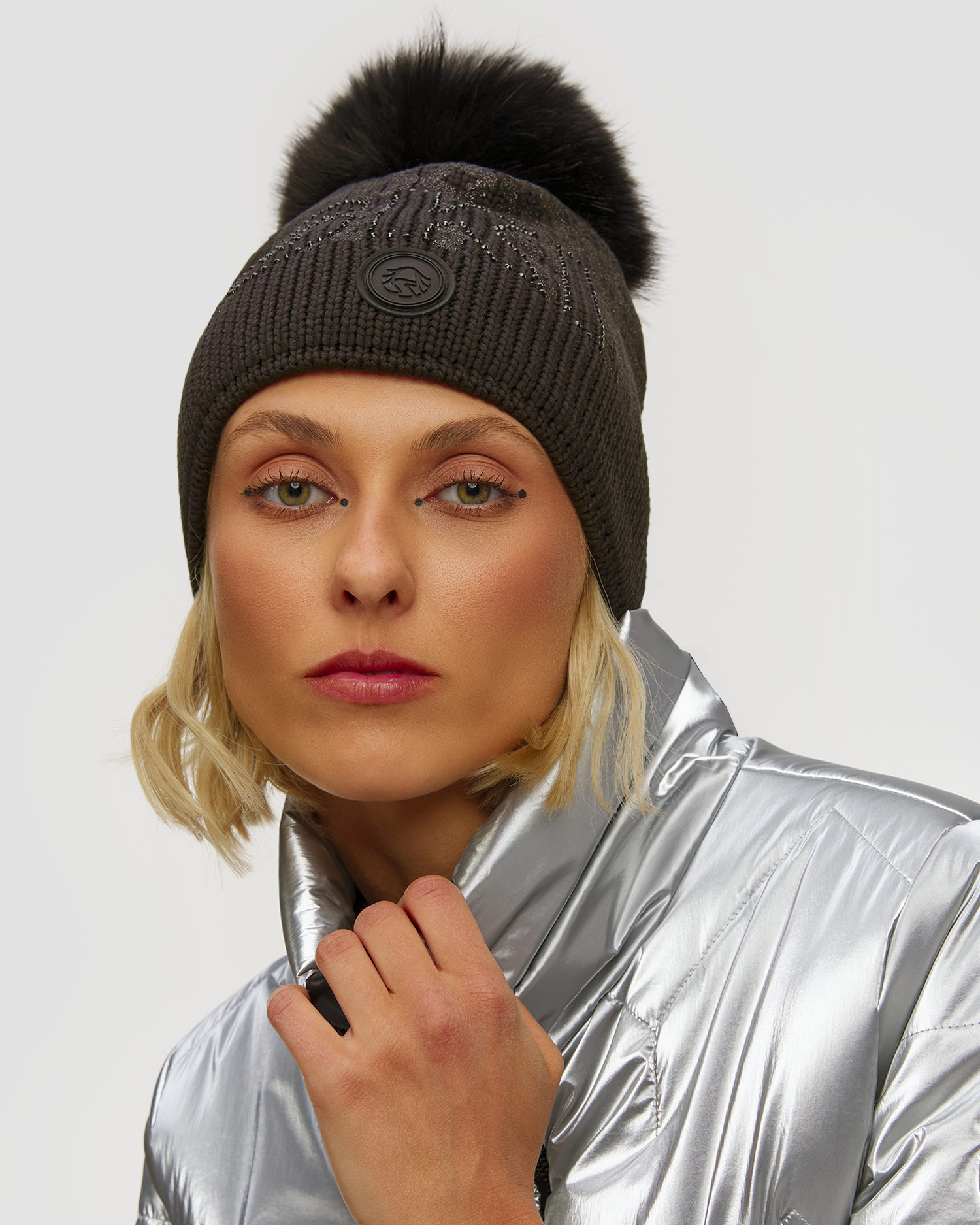 Căciulă cu pompon de iarnă pentru femei Sportalm