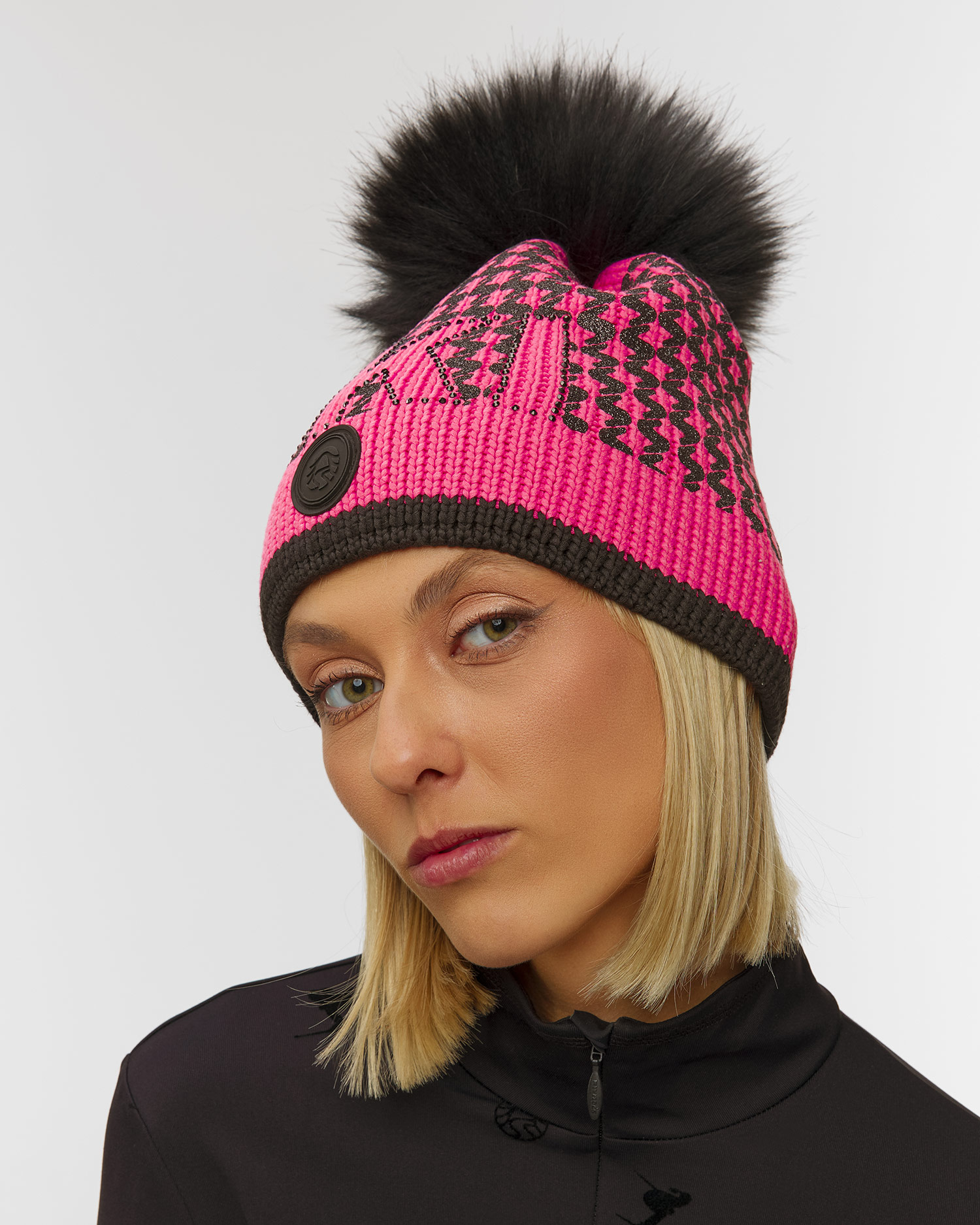 Căciulă cu pompon de iarnă pentru femei Sportalm