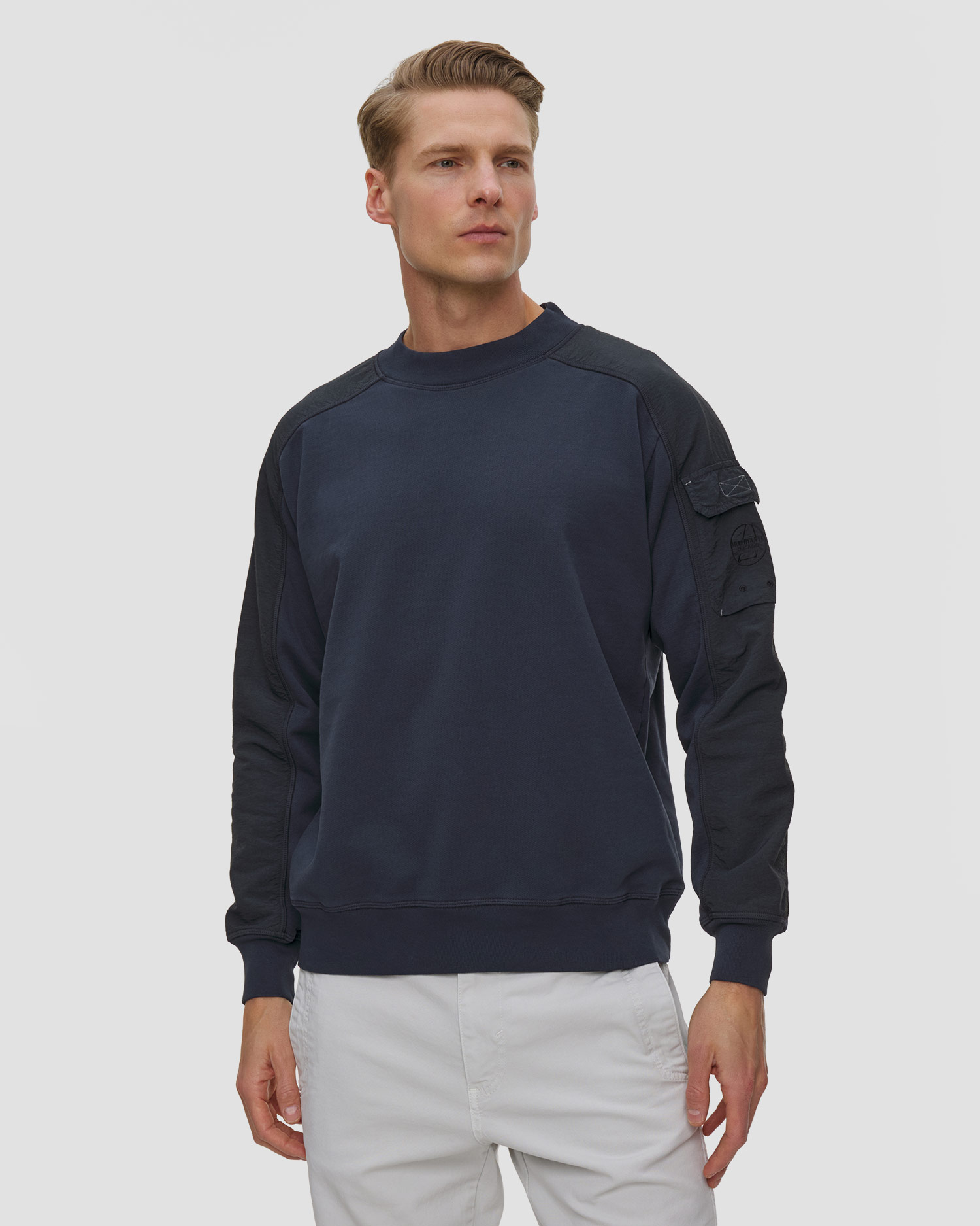 Pánská tmavě modrá mikina Murphy&Nye Washer Sweatshirt