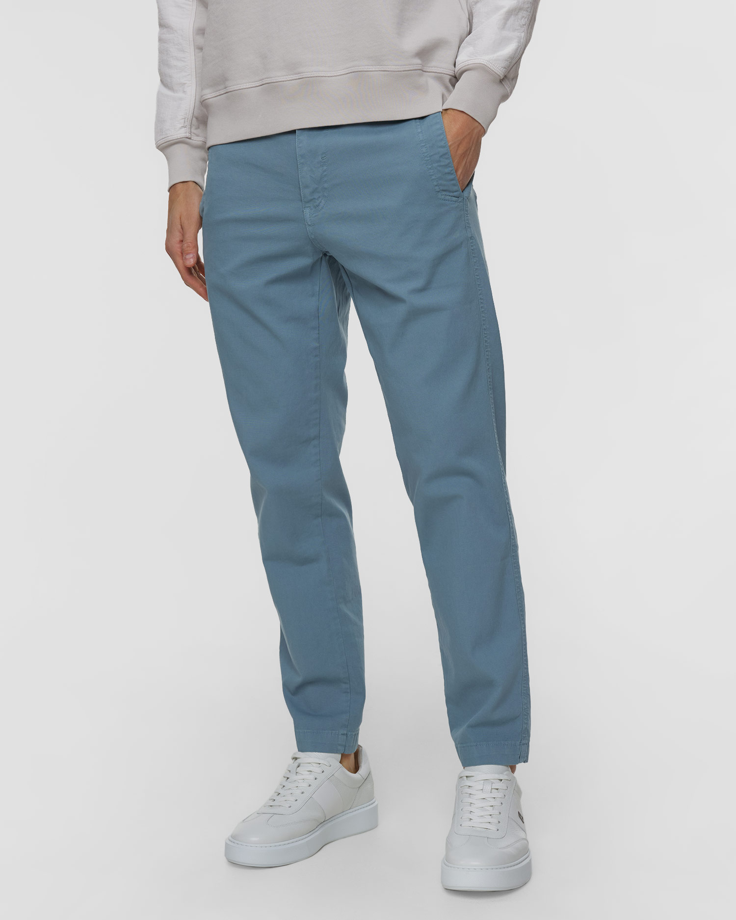 Pánské kalhoty Murphy&Nye Newport Trouser v modré barvě, Barva/Vzor: Niebieski,Szary