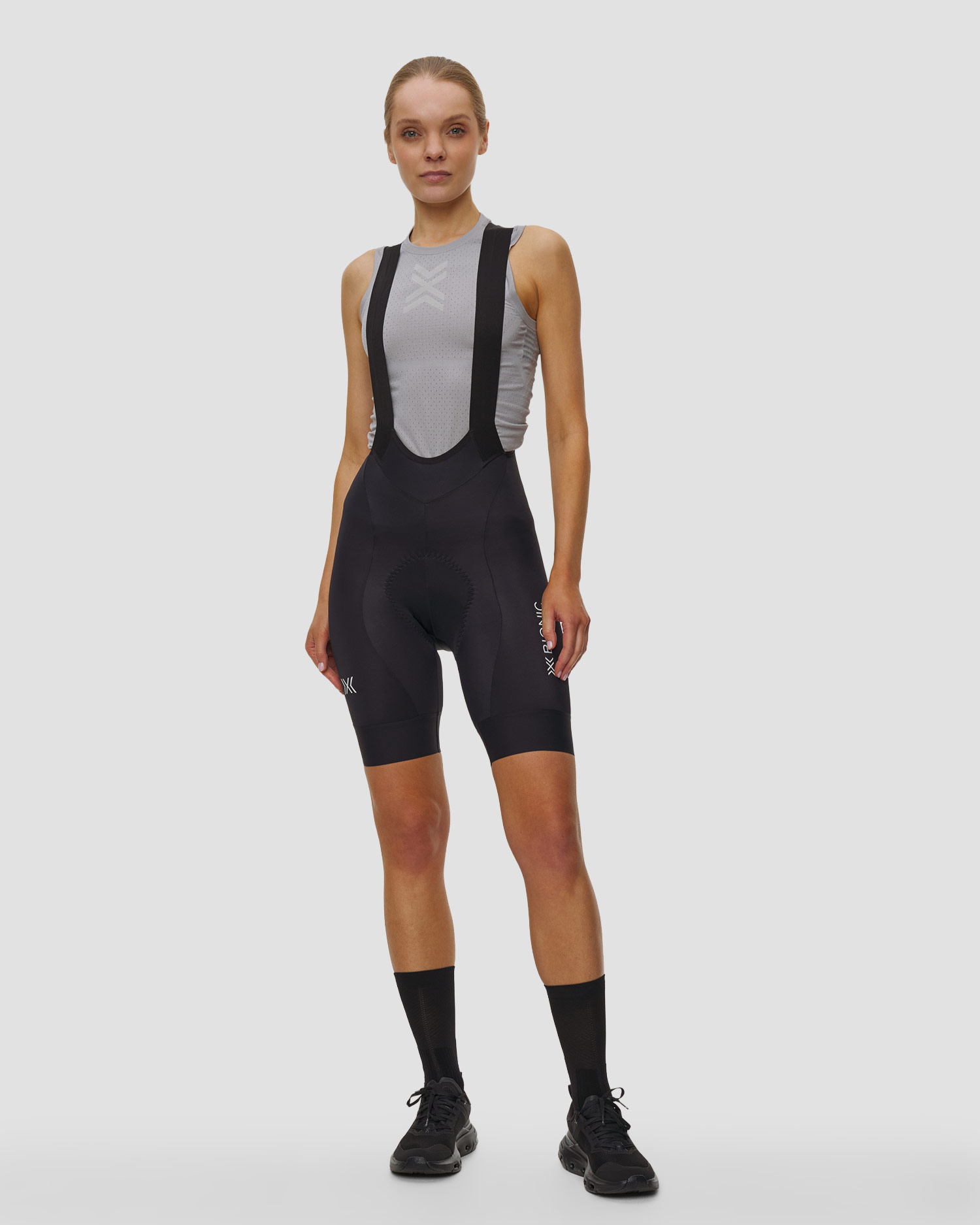 Dámské cyklistické šortky se šlemi X-Bionic Corefusion Ride Bib Shorts v černé barvě