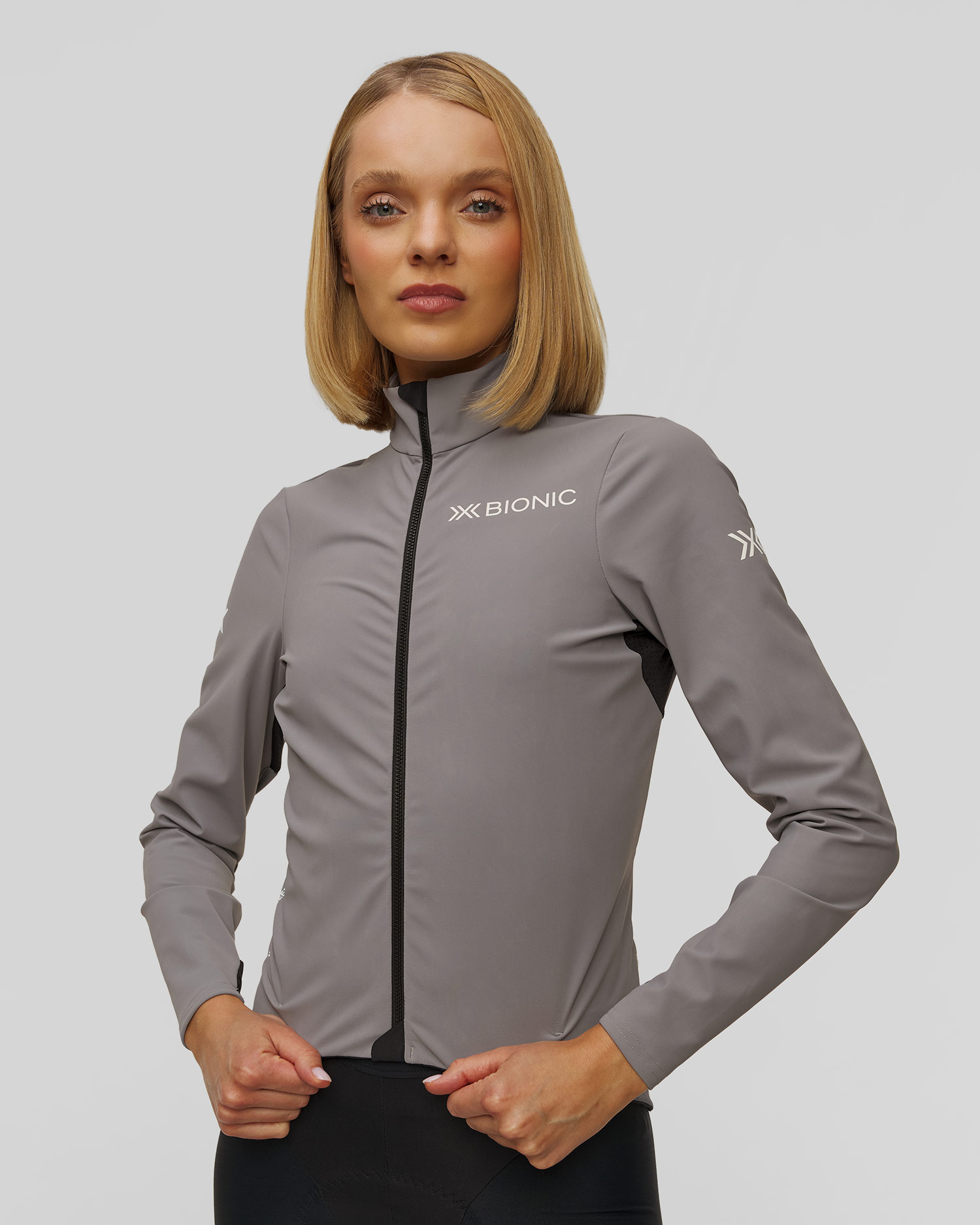 Kurtka softshellowa rowerowa damska X-Bionic Codefusion Ride Softshell Jacket szara
