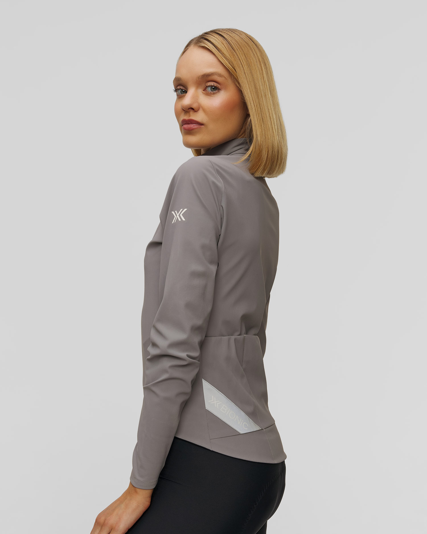 Kurtka softshellowa rowerowa damska X-Bionic Codefusion Ride Softshell Jacket szara
