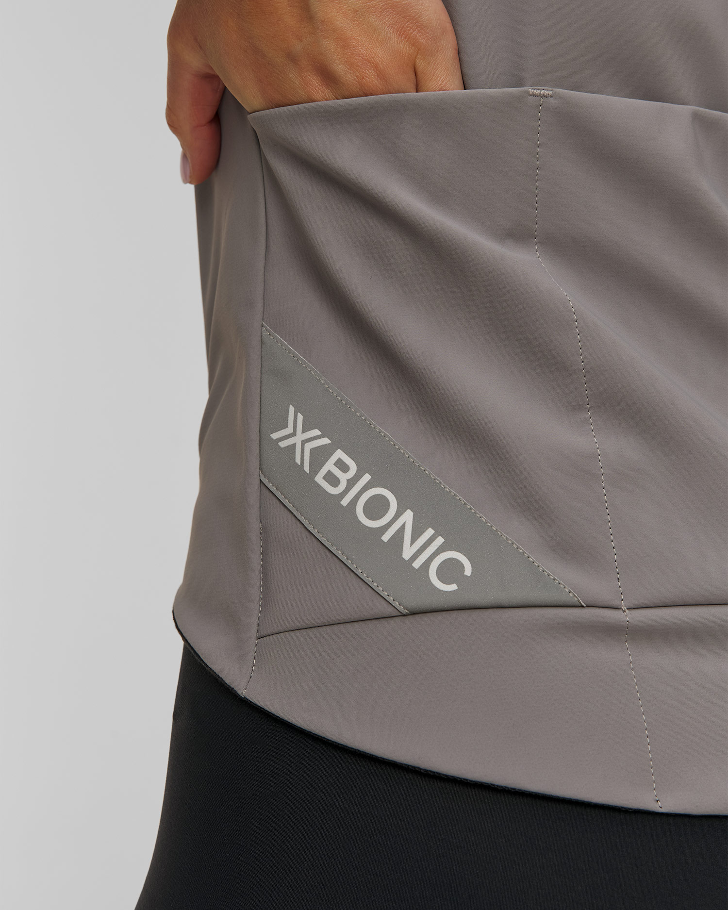 Kurtka softshellowa rowerowa damska X-Bionic Codefusion Ride Softshell Jacket szara