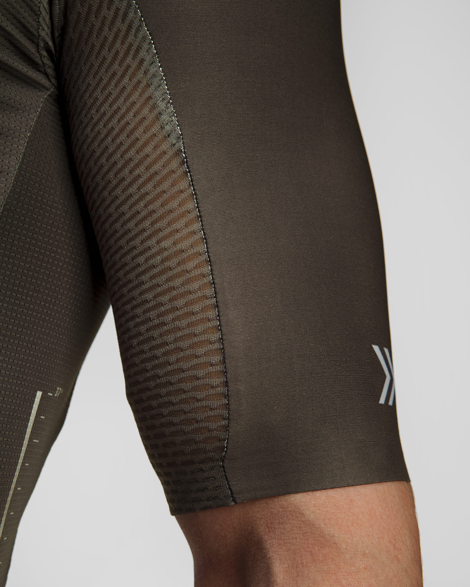 Maglietta da ciclismo da uomo X-Bionic Corefusion Aero Jersey SS grigio-marrone