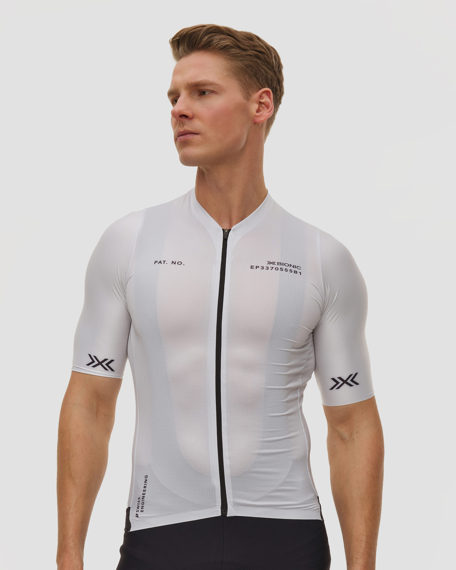 Koszulka rowerowa męska X-Bionic Corefusion Aero Jersey SS biała