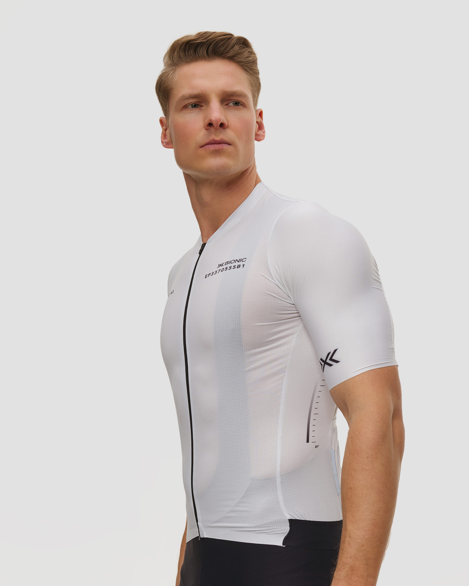 Koszulka rowerowa męska X-Bionic Corefusion Aero Jersey SS biała