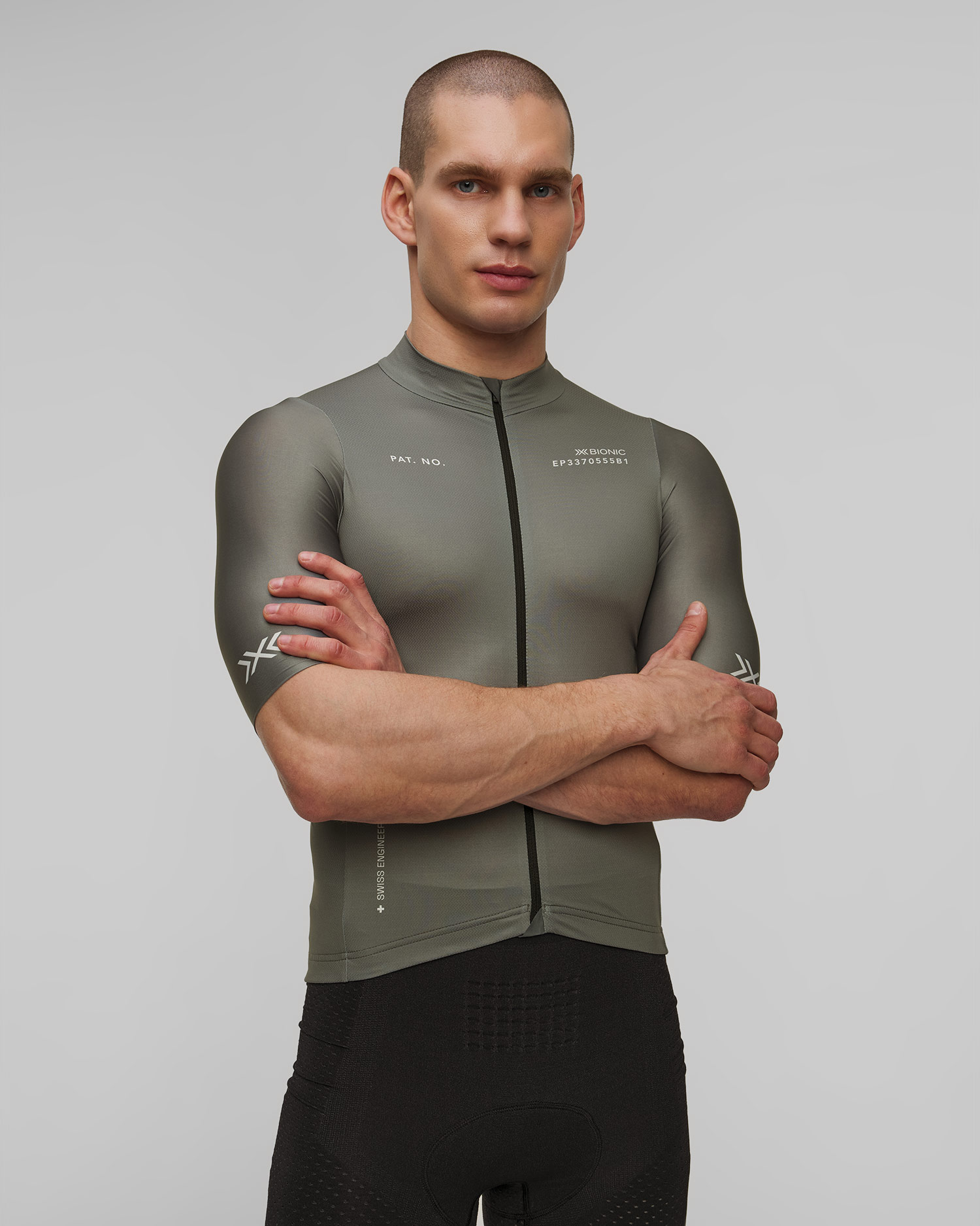 Maglietta da ciclismo da uomo X-Bionic Corefusion Ride Jersey grigia