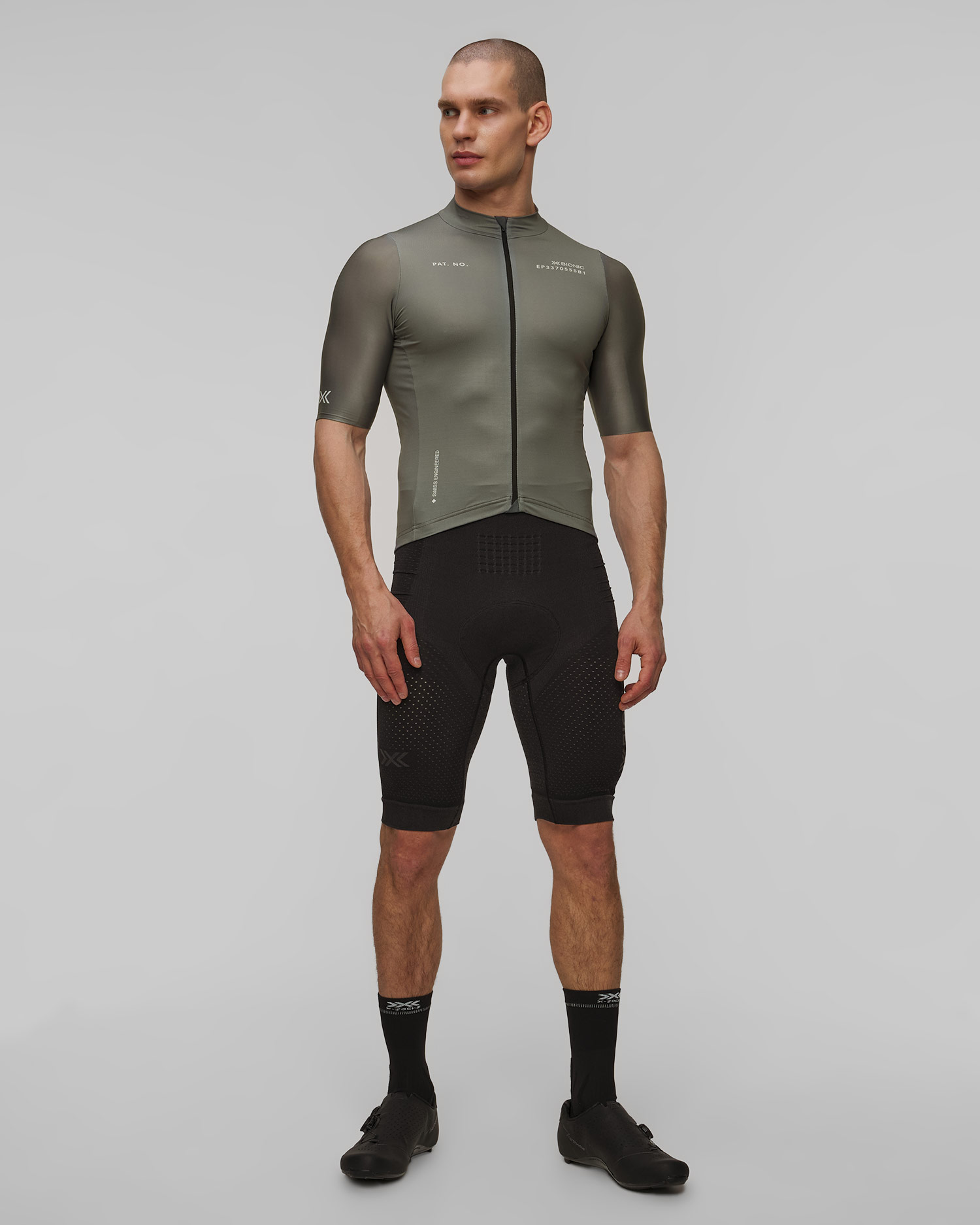 Maglietta da ciclismo da uomo X-Bionic Corefusion Ride Jersey grigia
