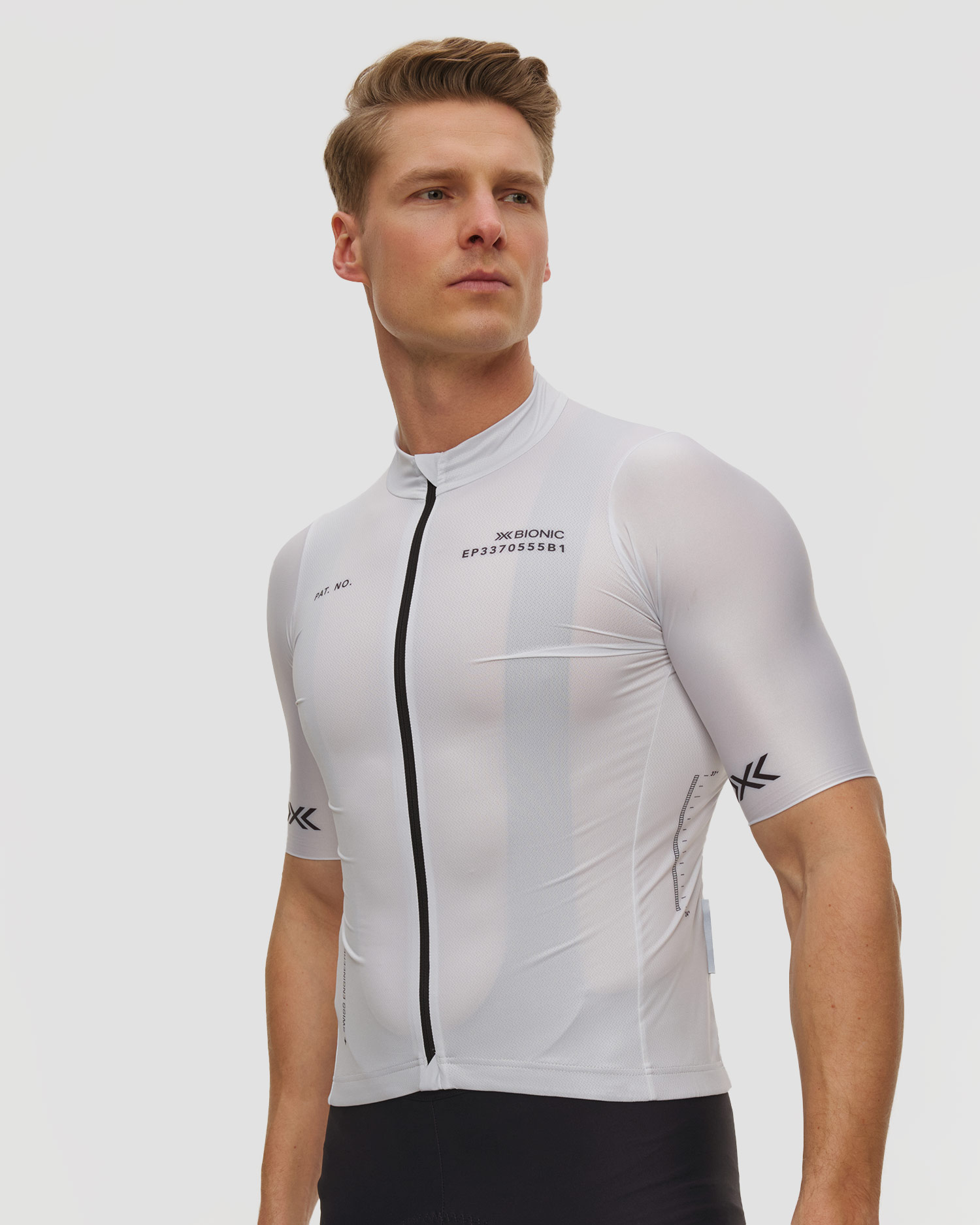 Koszulka rowerowa męska X-Bionic Corefusion Ride Jersey SS biała