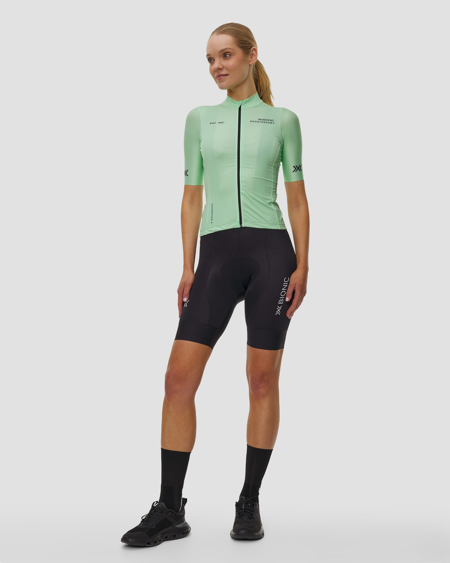 Maglia da ciclismo da donna X-Bionic Corefusion Ride Jersey SS verde