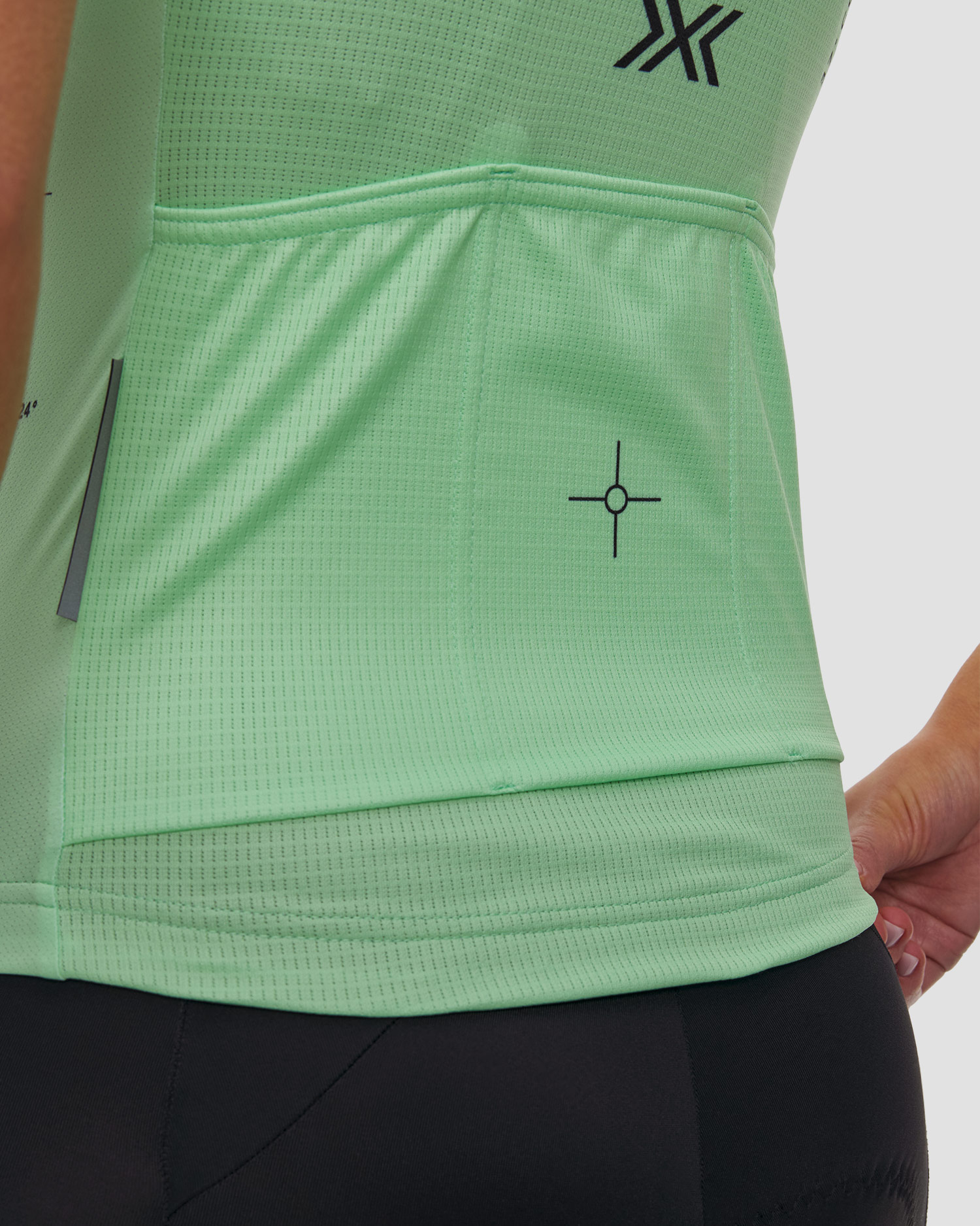 Maglia da ciclismo da donna X-Bionic Corefusion Ride Jersey SS verde