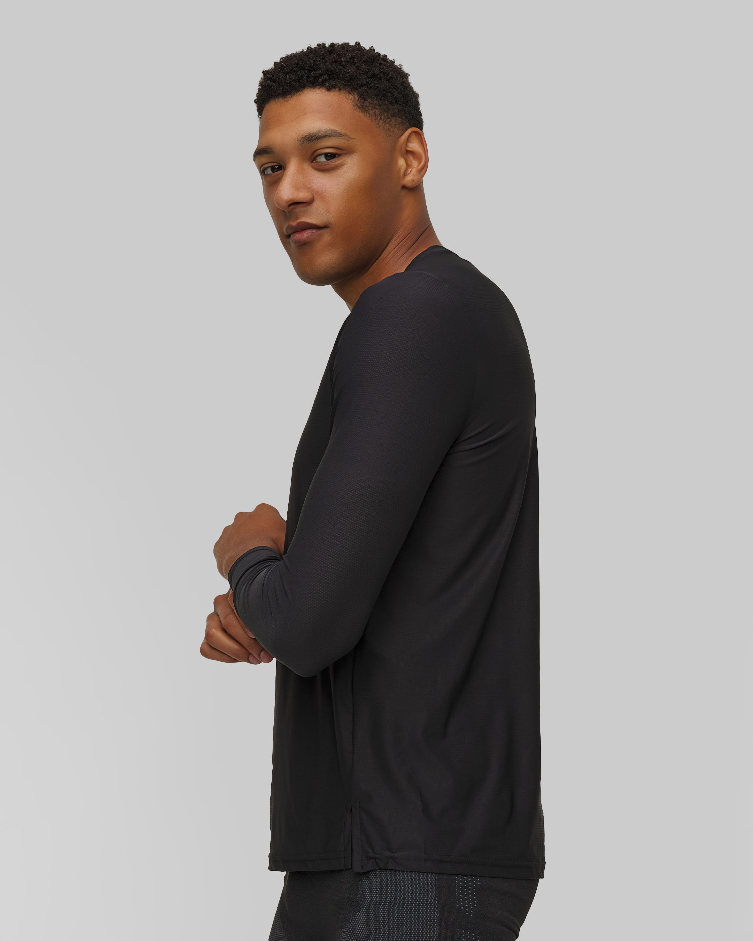 Tricou de alergare cu mânecă lungă pentru bărbați X-Bionic Corefusion Run Shirt LS negru