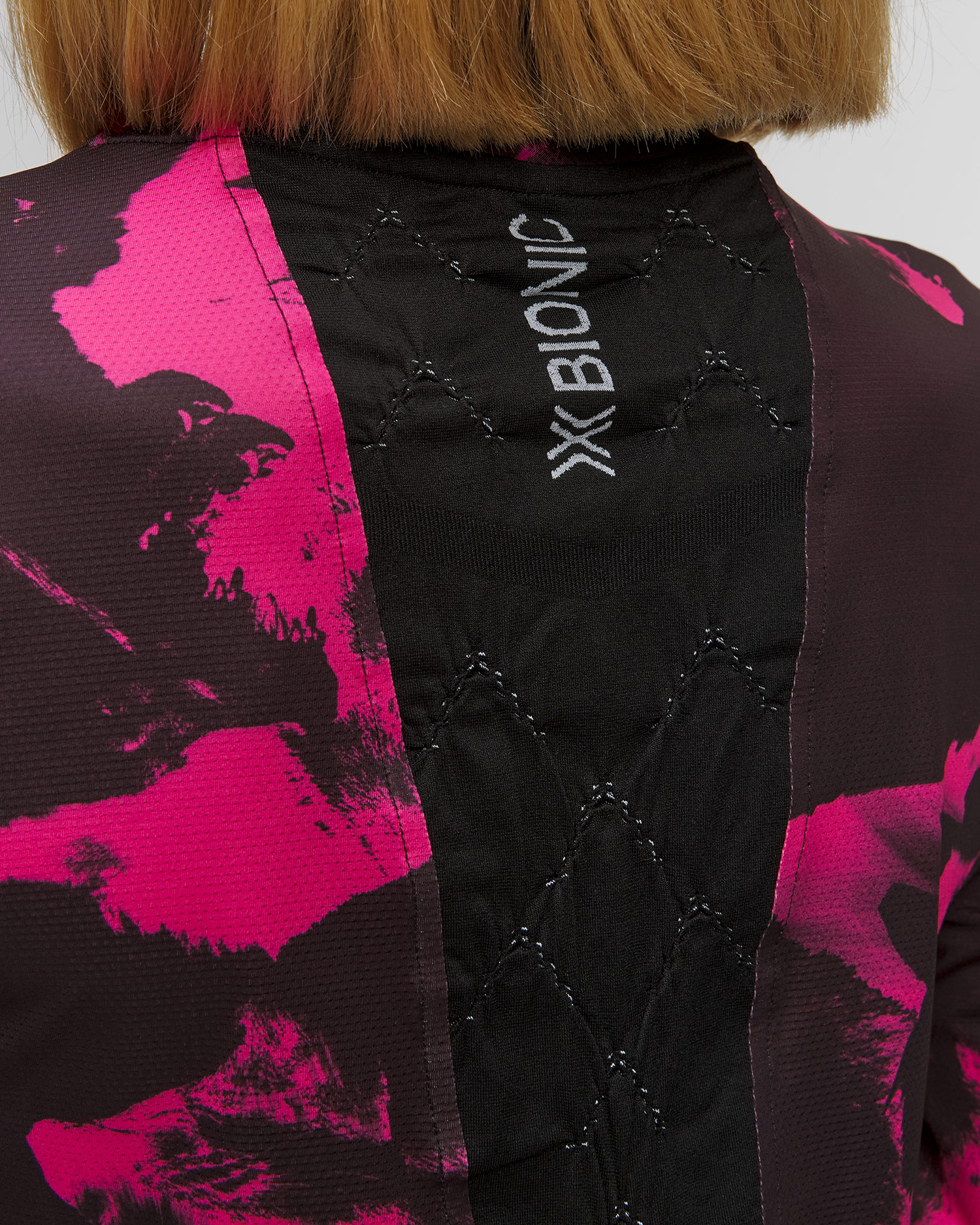 Longsleeve biegowy damski X-Bionic Corefusion Run Shirt LS różowo-czarny