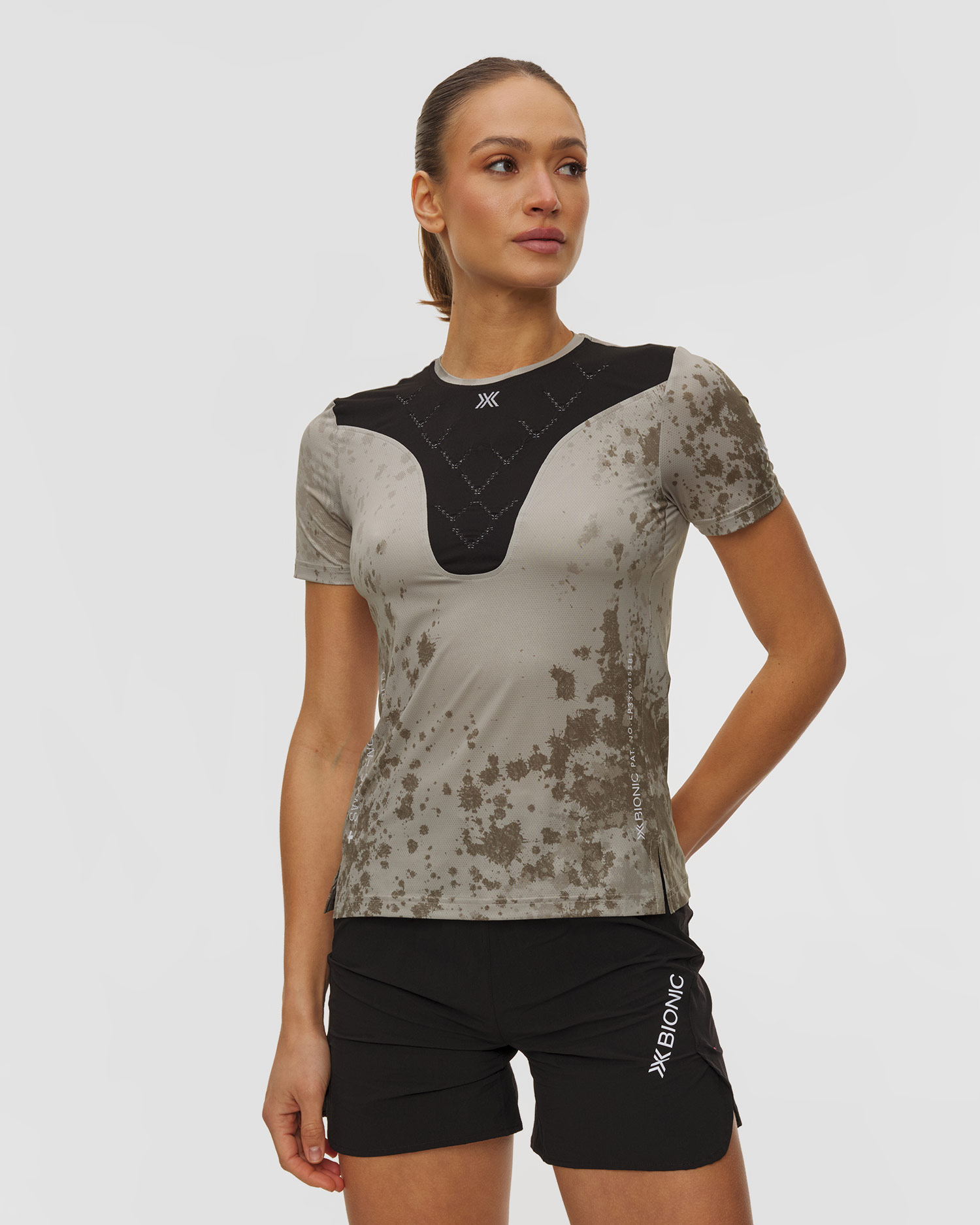 Dámske bežecké tričko X-Bionic Corefusion Run Shirt SS béžové