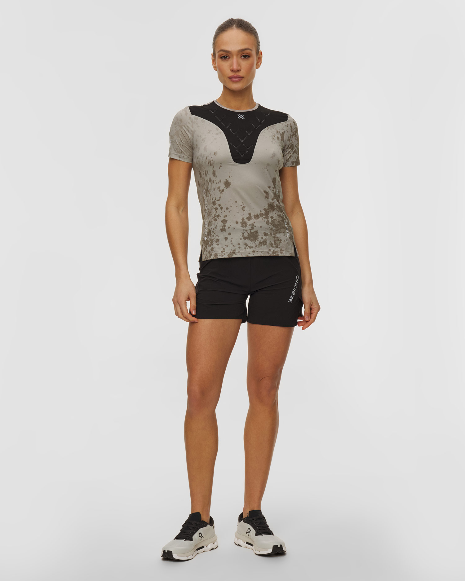 Dámske bežecké tričko X-Bionic Corefusion Run Shirt SS béžové