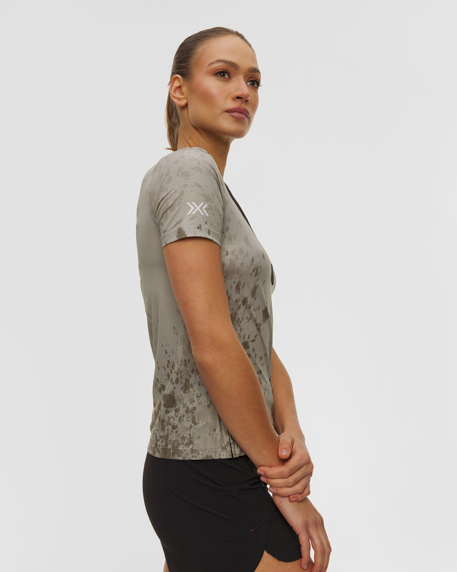 Dámske bežecké tričko X-Bionic Corefusion Run Shirt SS béžové