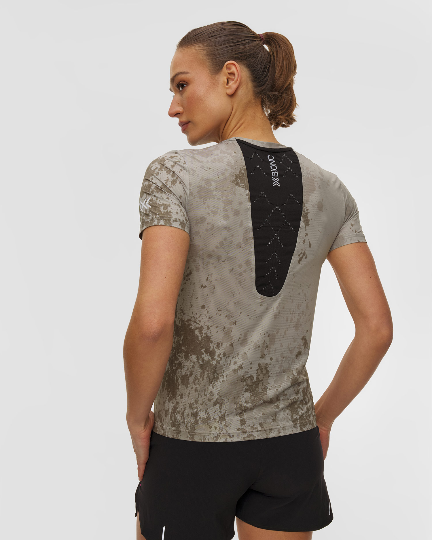 Dámske bežecké tričko X-Bionic Corefusion Run Shirt SS béžové