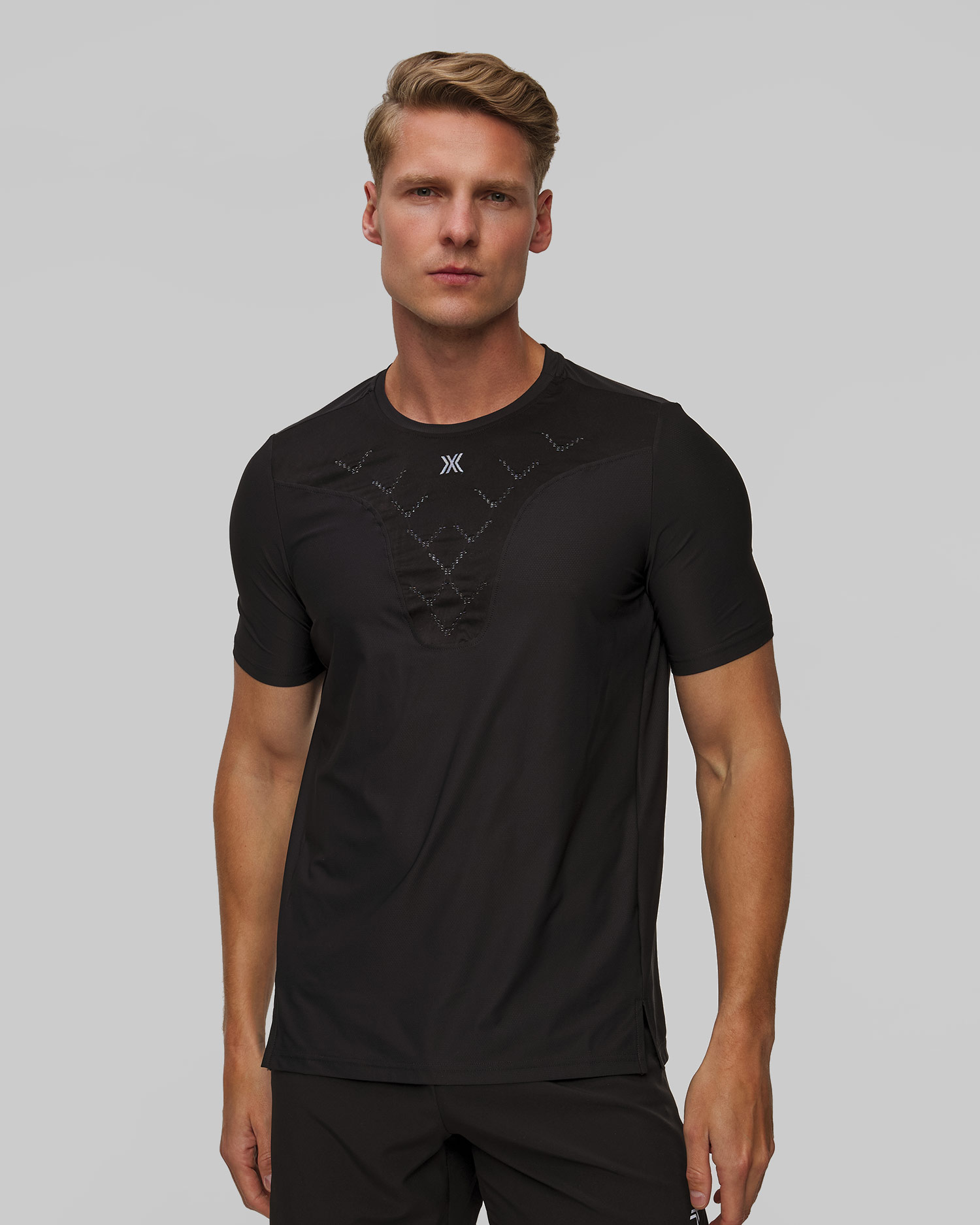 Tricou de alergare pentru bărbați X-Bionic Corefusion Run Shirt gri