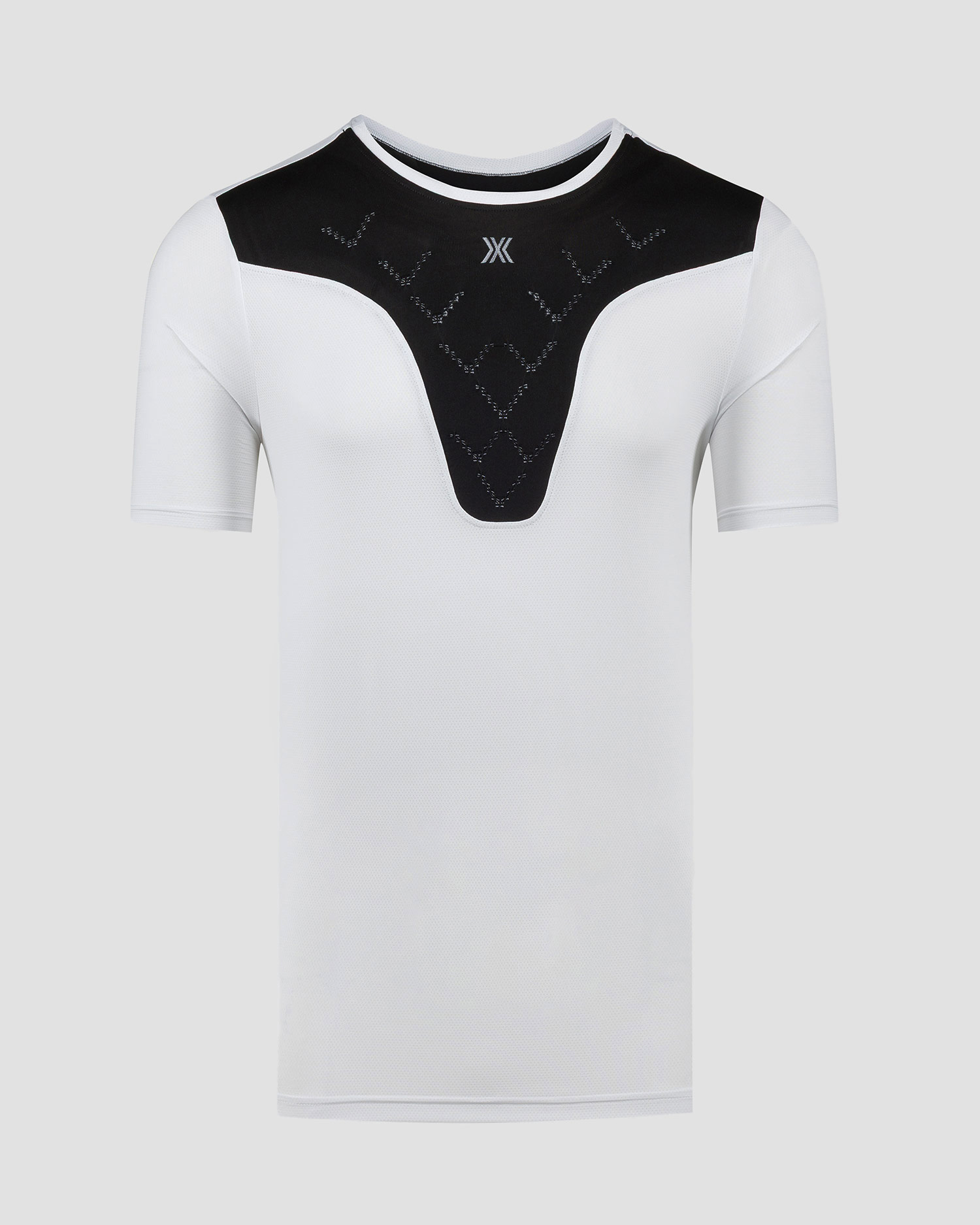 Pánske bežecké tričko X-Bionic Corefusion Run Shirt bielo-čierne