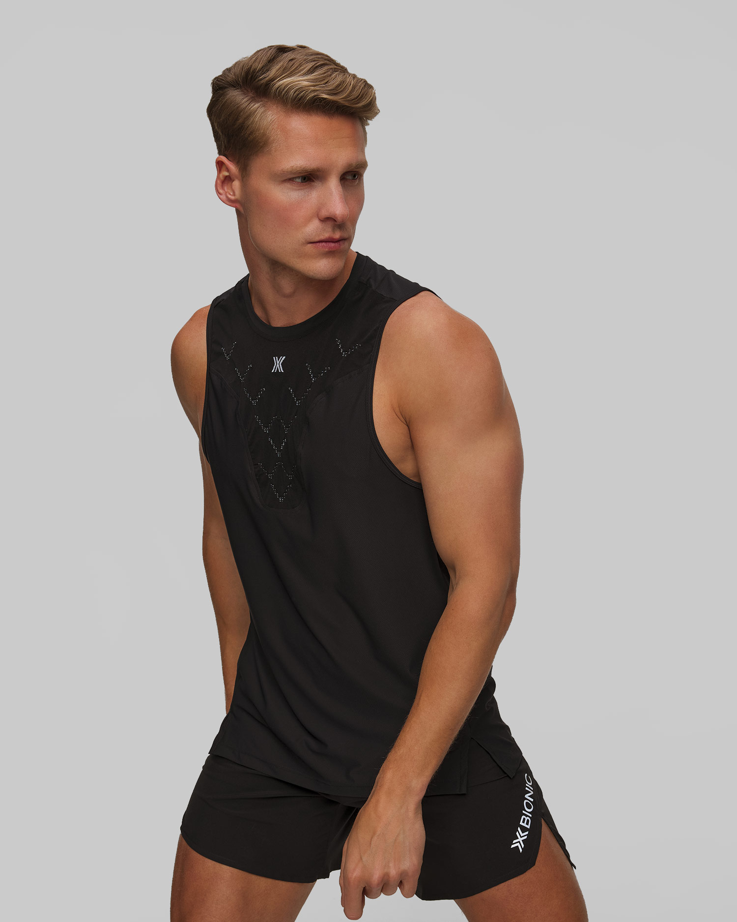 Canottiera da corsa unisex X-Bionic Corefusion Run Tank nera