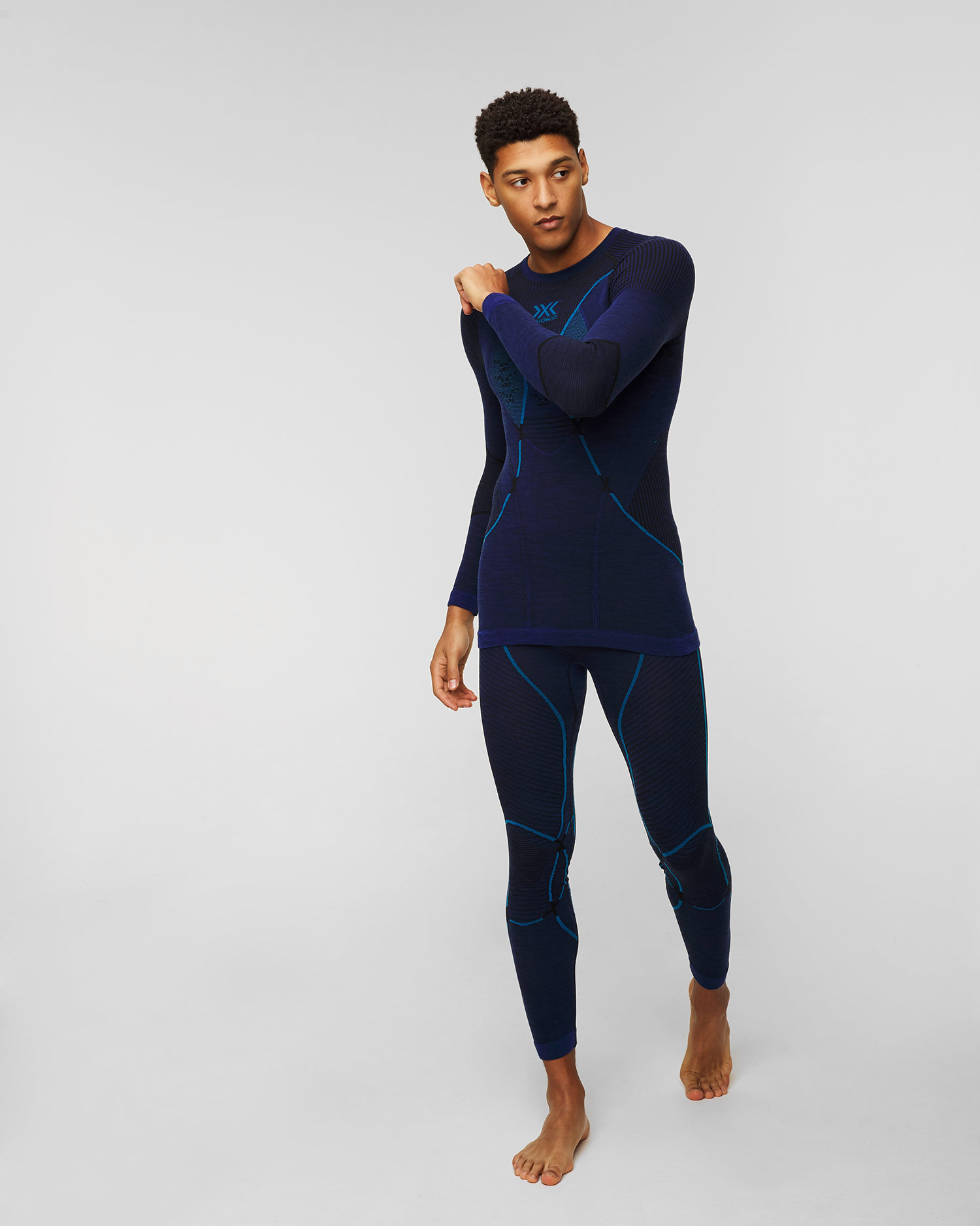 Longsleeve termic X-Bionic Merino - albastru marin