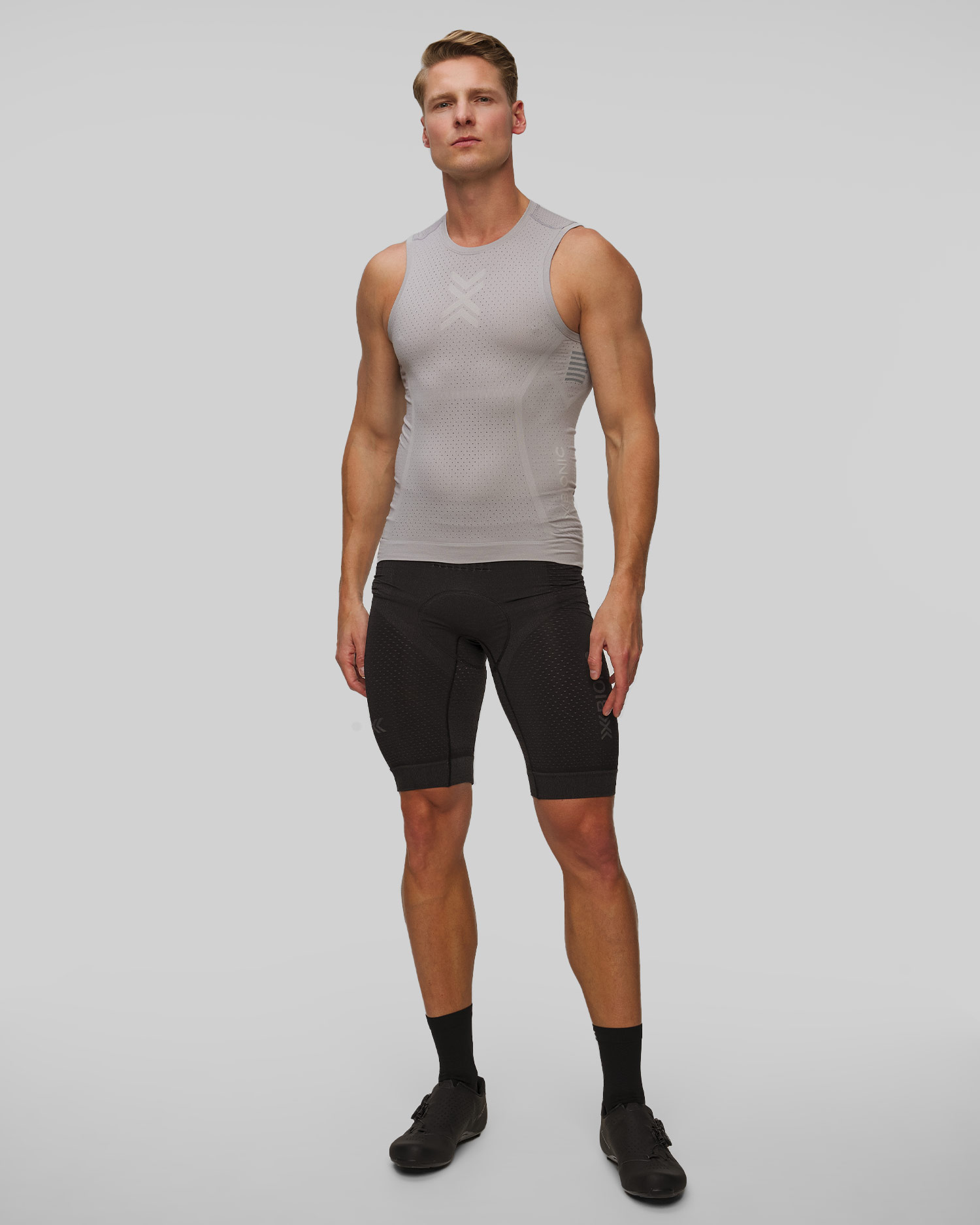 Potówka rowerowa unisex X-Bionic Xceed Ride Baselayer Tank Top szara