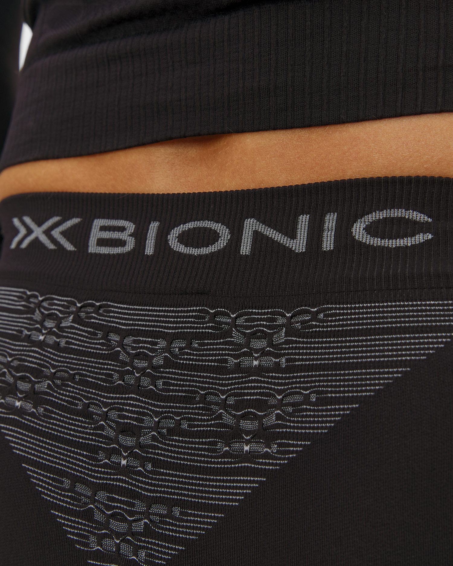 Colanți termoactivi pentru bărbați X-Bionic Energy Accumulator Light Pants negru și gri