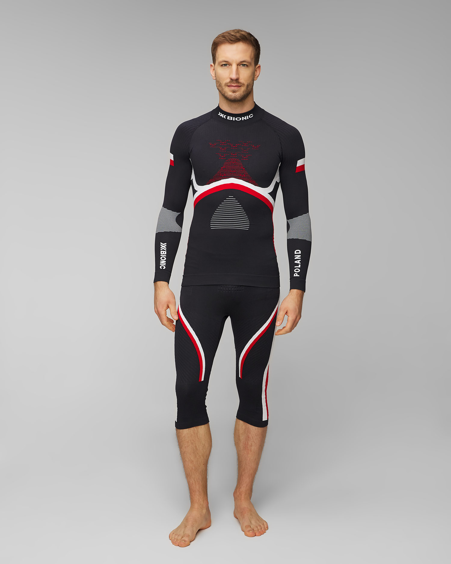 Leginsy termoaktywne 3/4 męskie X-Bionic Energy Accumulator 4.0 Patriot Poland