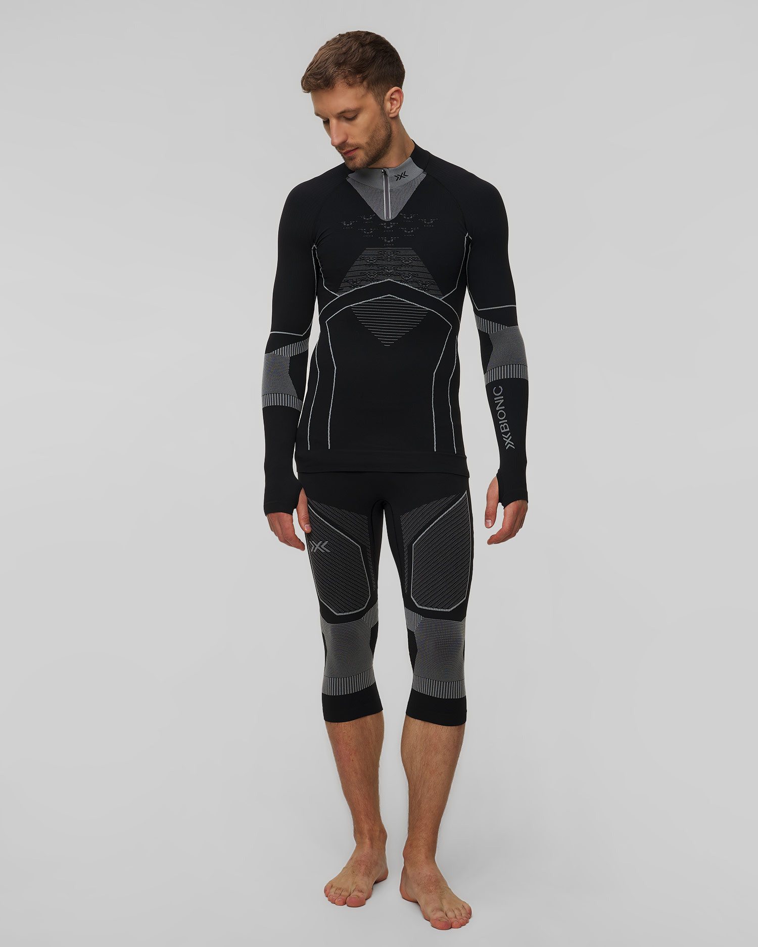Leginsy termoaktywne ¾ męskie X-Bionic Energy Accumulator Light Pants 3/4