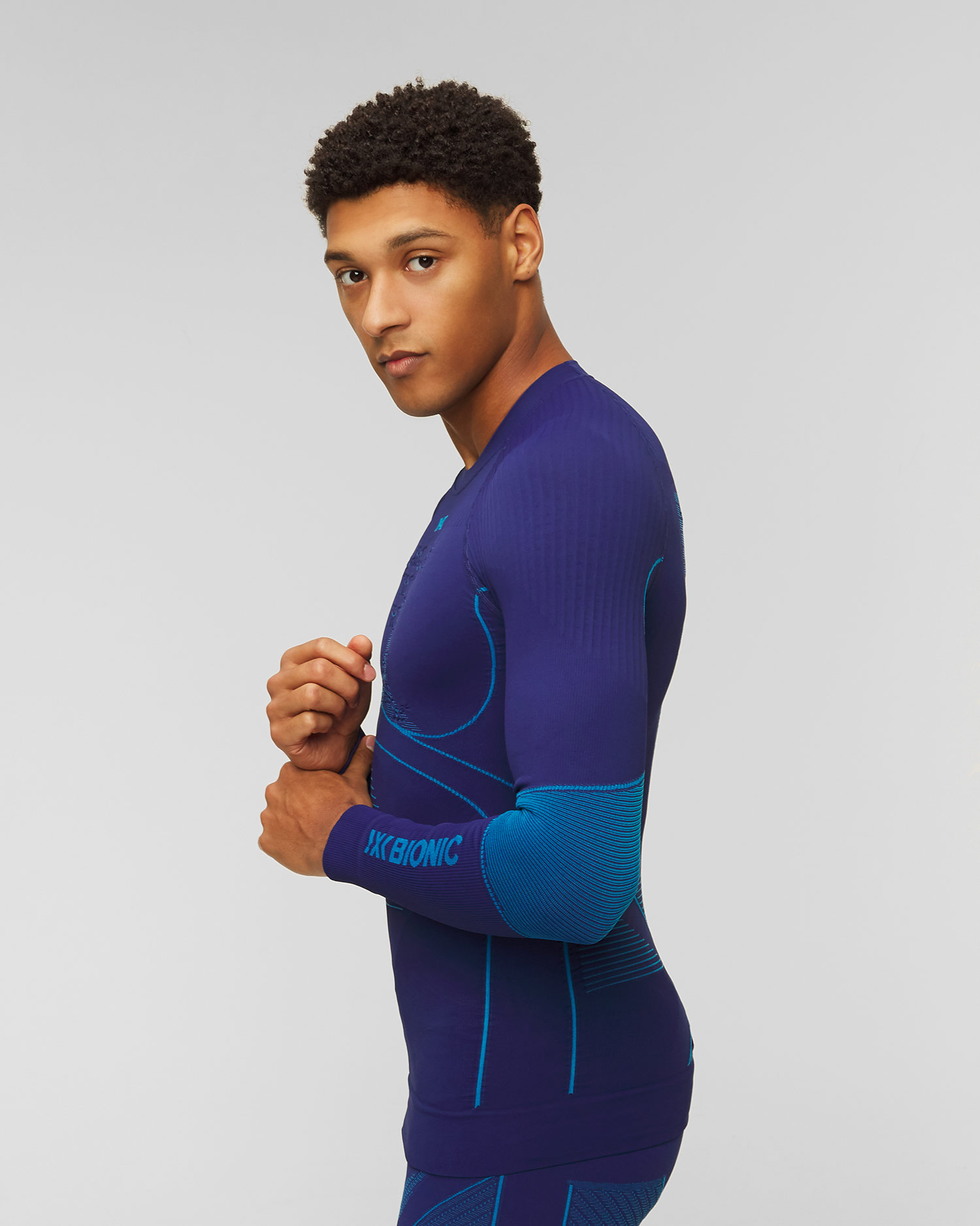 Longsleeve termic X-Bionic Energy Accumulator 4.0 LG SL - albastru marin