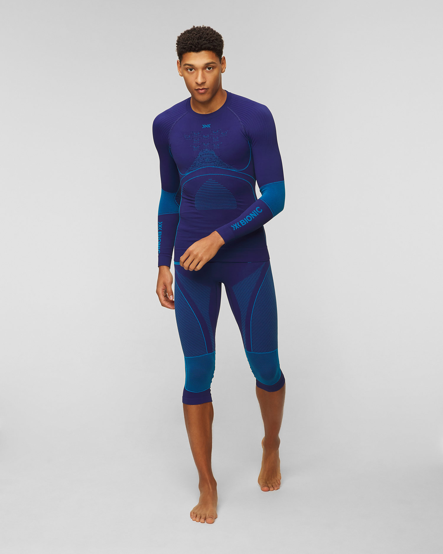 Longsleeve termic X-Bionic Energy Accumulator 4.0 LG SL - albastru marin