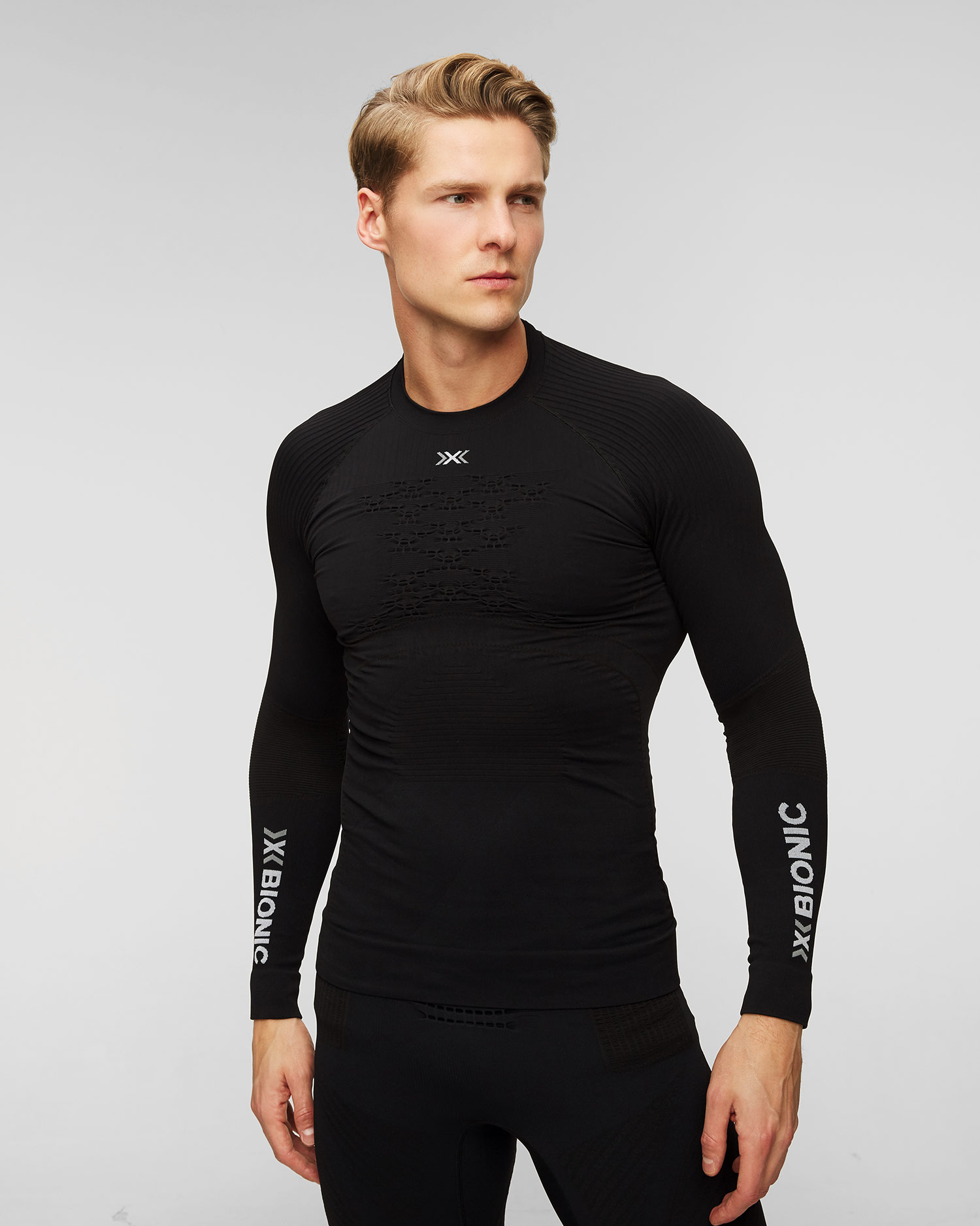 Maglietta nera a maniche lunghe termoattiva da uomo X-Bionic Energy Accumulator 4.0 LG SL