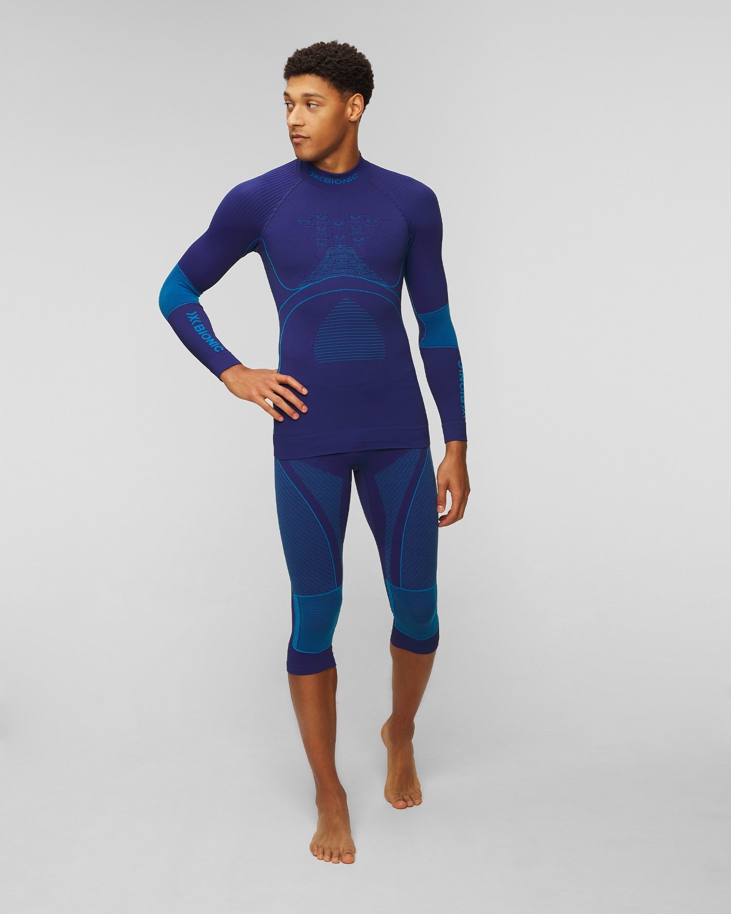 Longsleeve termoaktywny z półgolfem męski X-Bionic Energy Accumulator 4.0 Turtle Neck