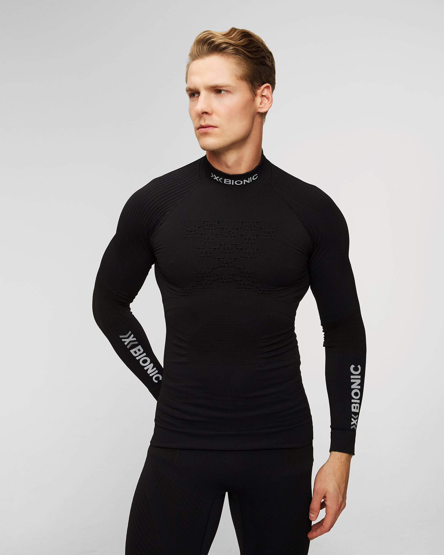 Longsleeve termoaktywny z półgolfem męski X-Bionic Energy Accumulator 4.0 Turtle Neck