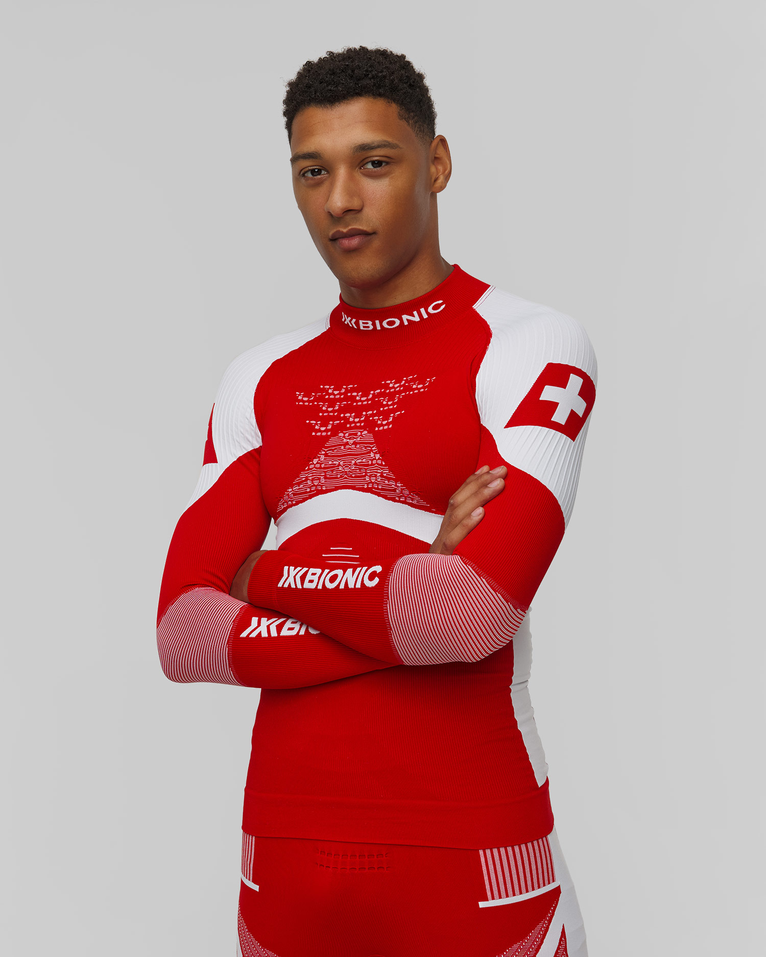 Tricou termoactiv cu mânecă lungă X-Bionic Energy Accumulator 4.0 Patriot Switzerland