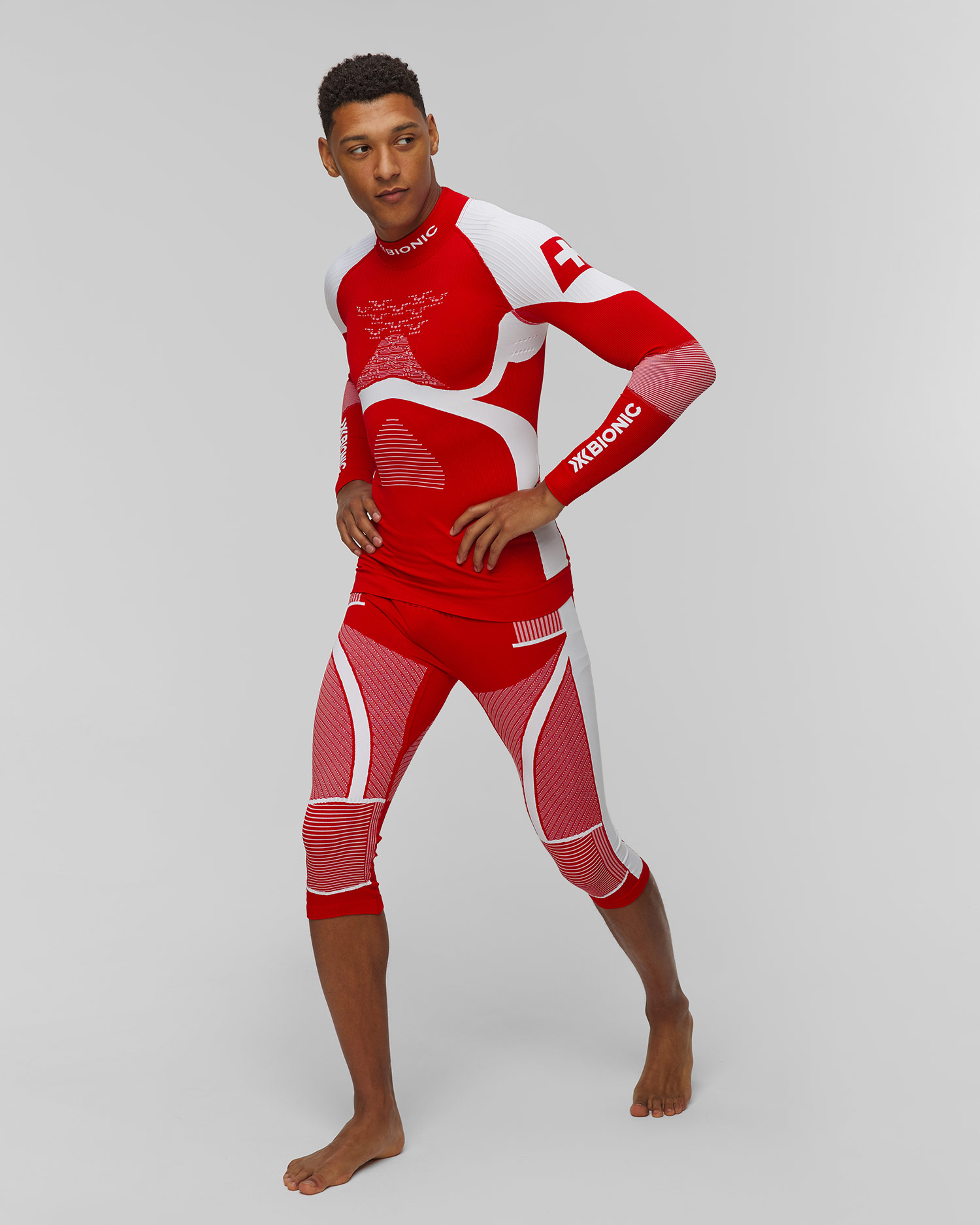 Tricou termoactiv cu mânecă lungă X-Bionic Energy Accumulator 4.0 Patriot Switzerland